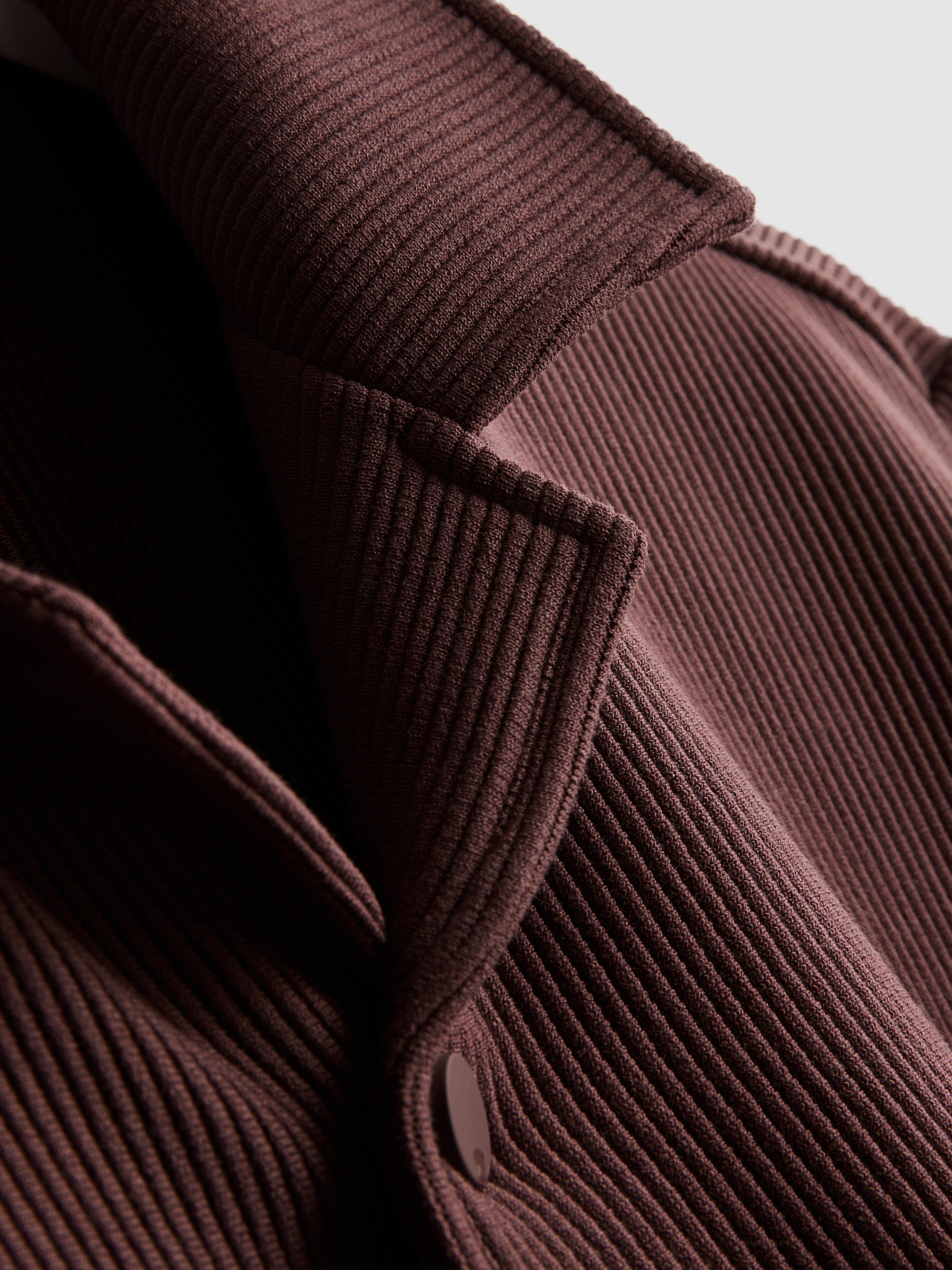 Men's Burnt Orange The Edit Plissé Shirt