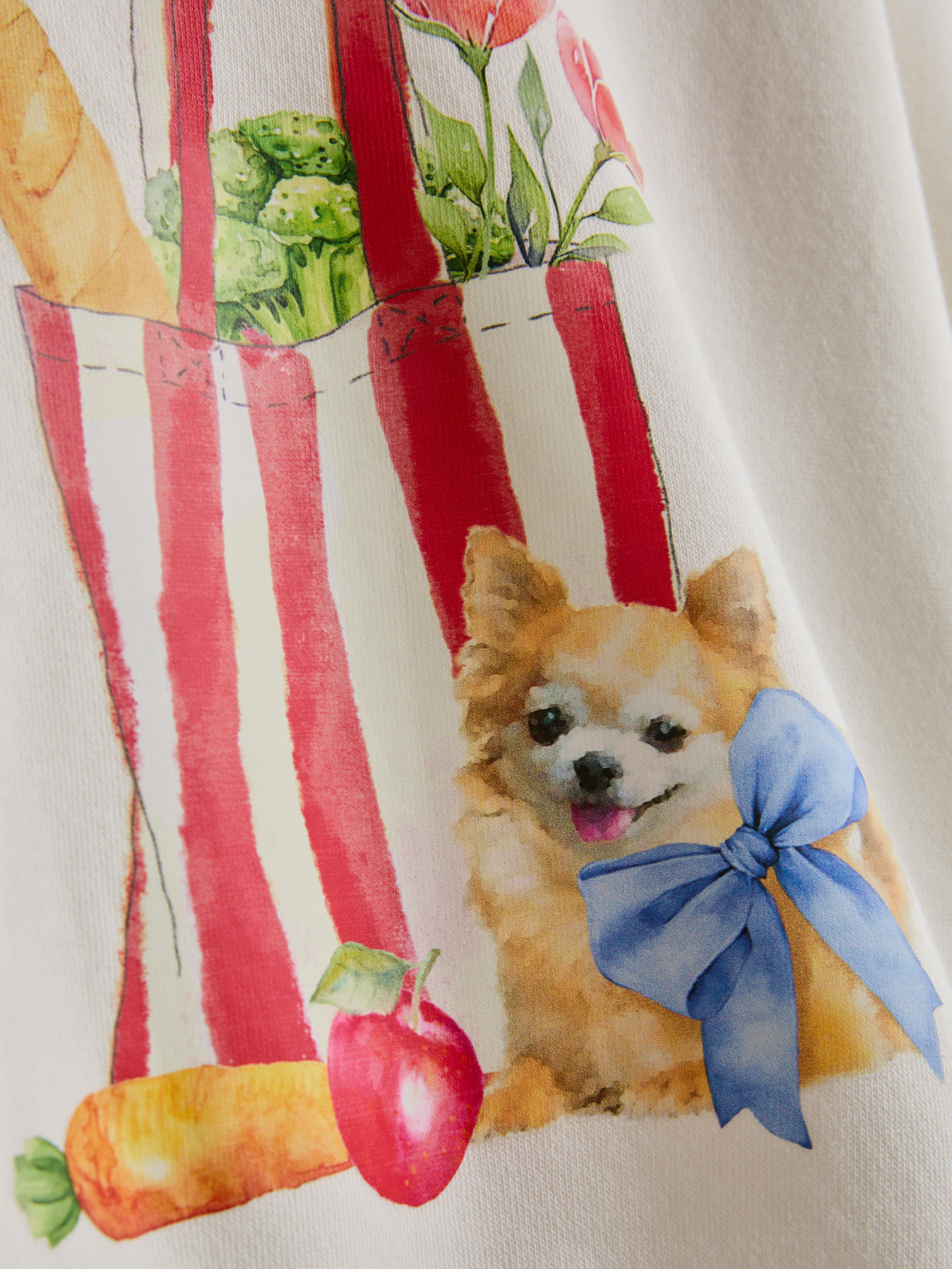 Girls White 1.5-8yrs | Graphic Sweatshirt