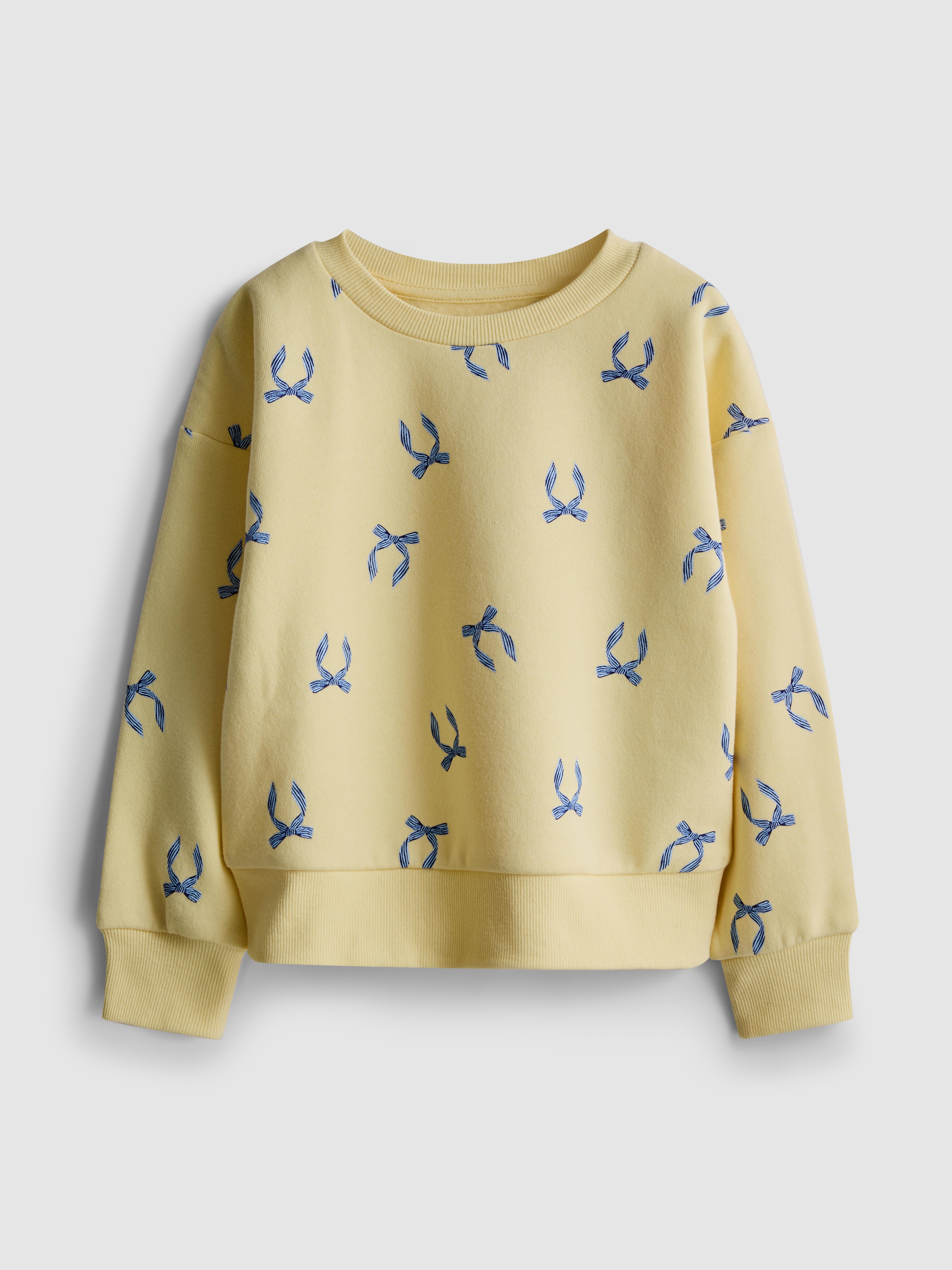 Girls Yellow 1.5-8yrs | Graphic Sweatshirt