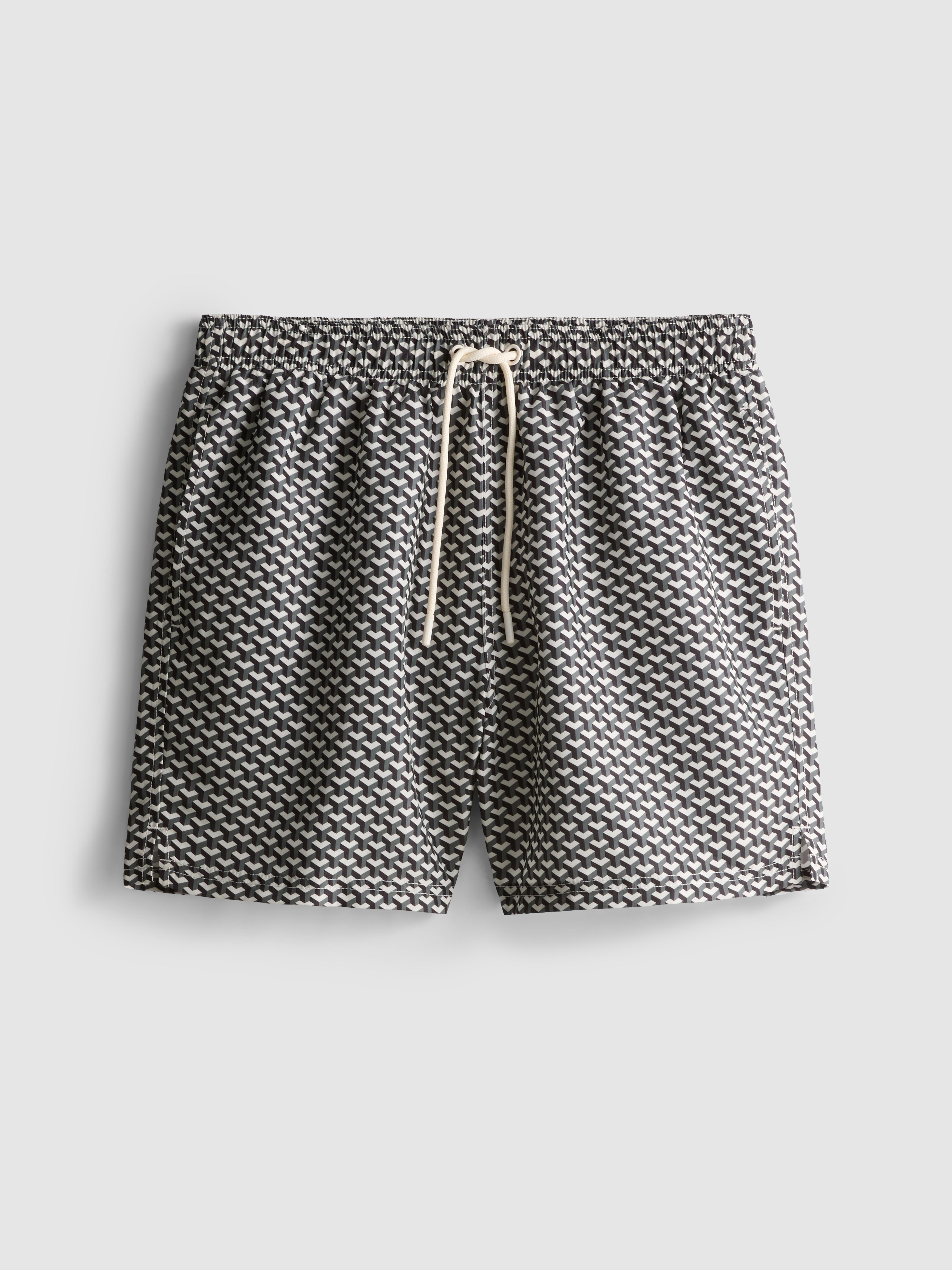 Geometric Swim Shorts