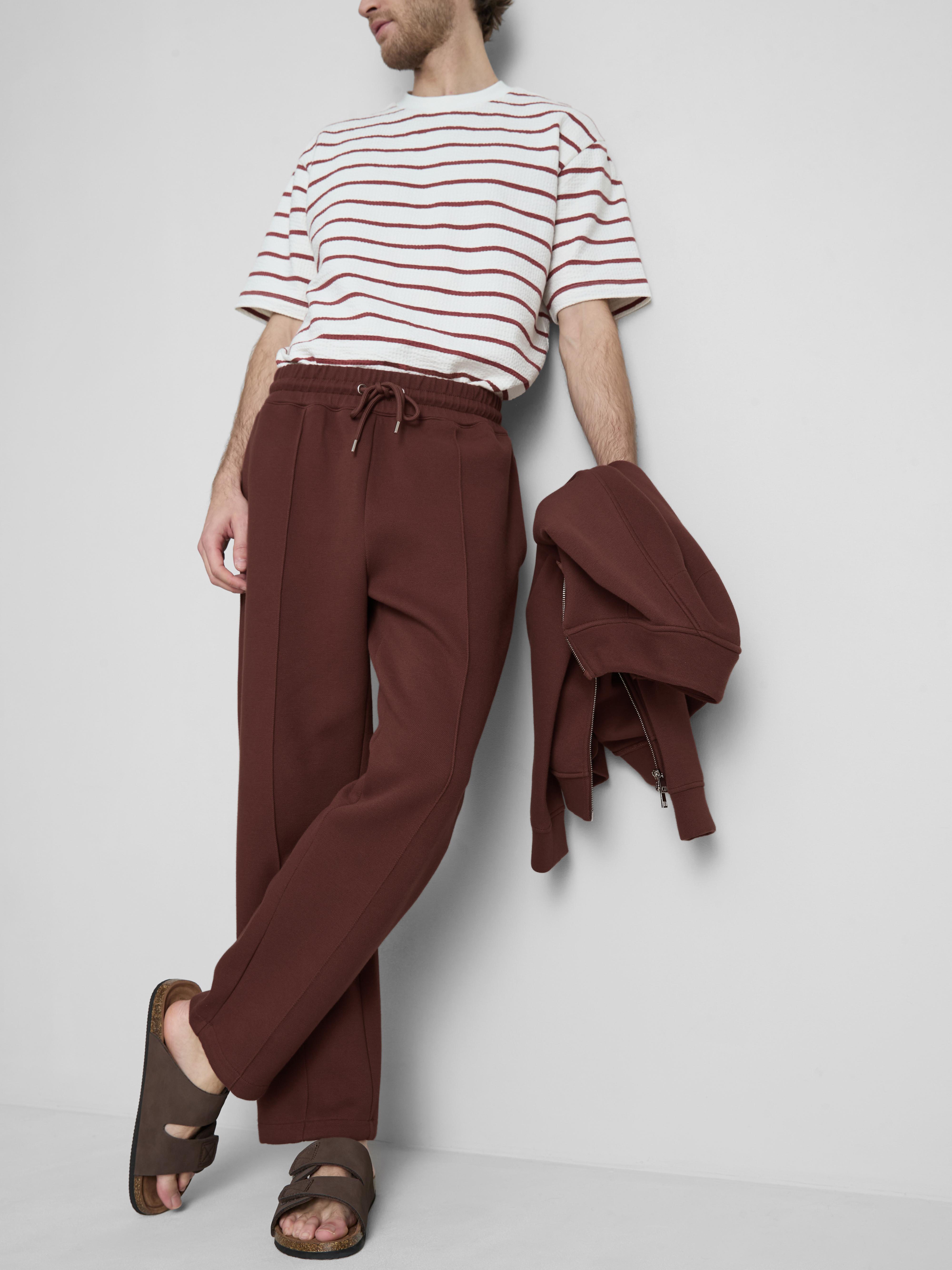 Men's Burnt Orange The Edit Polished Joggers