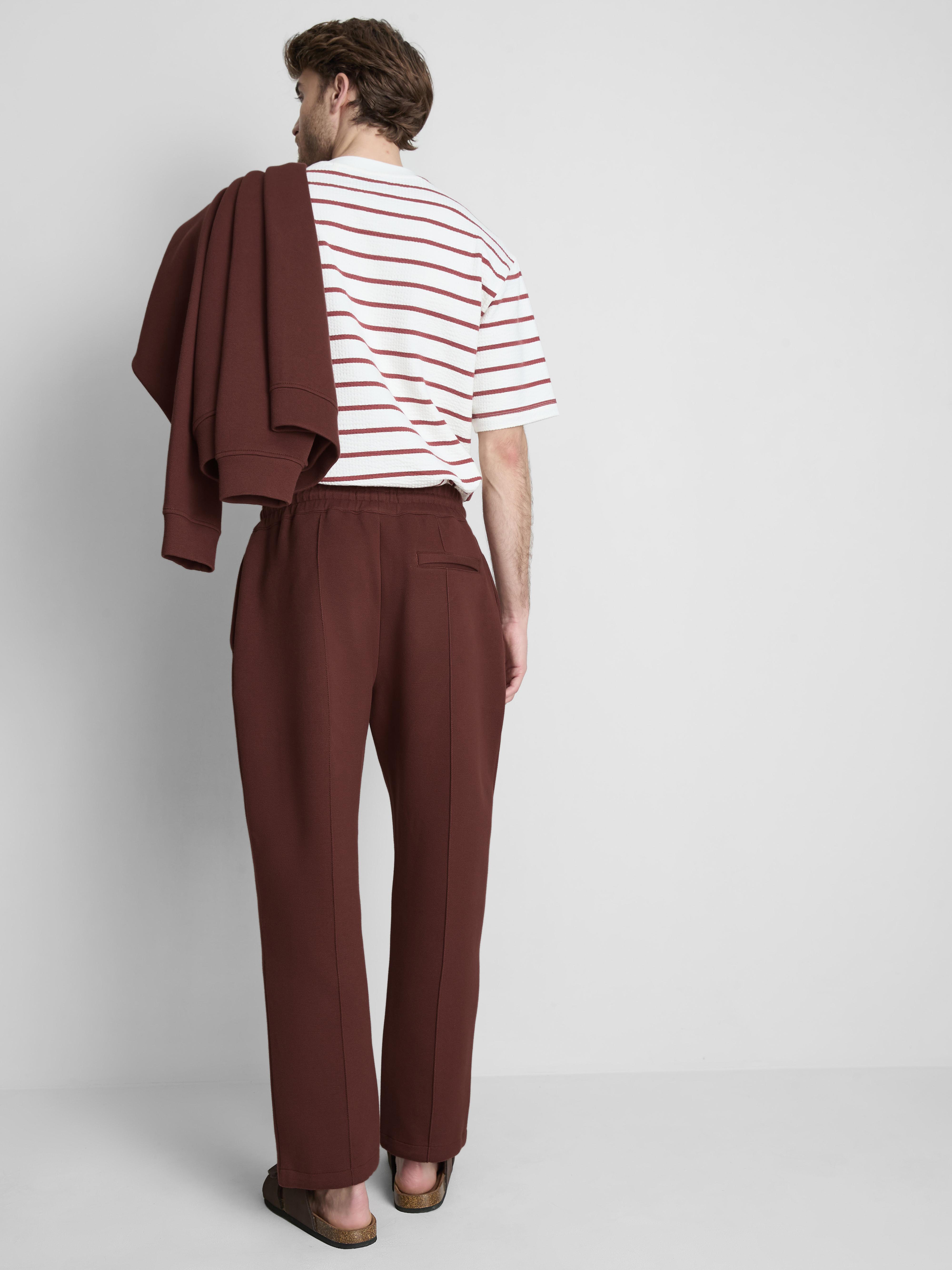 Men's Burnt Orange The Edit Polished Joggers