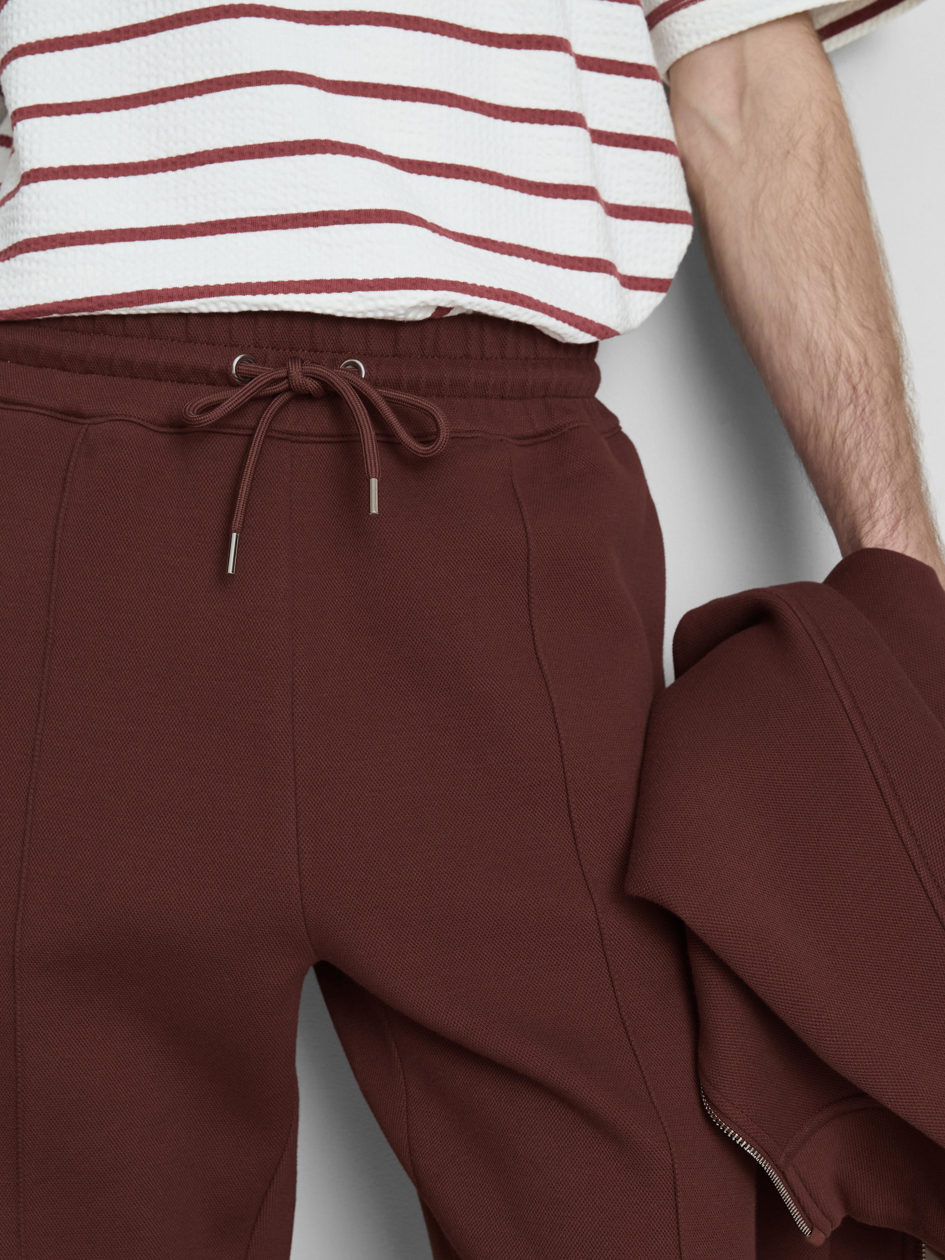 Men's Burnt Orange The Edit Polished Joggers