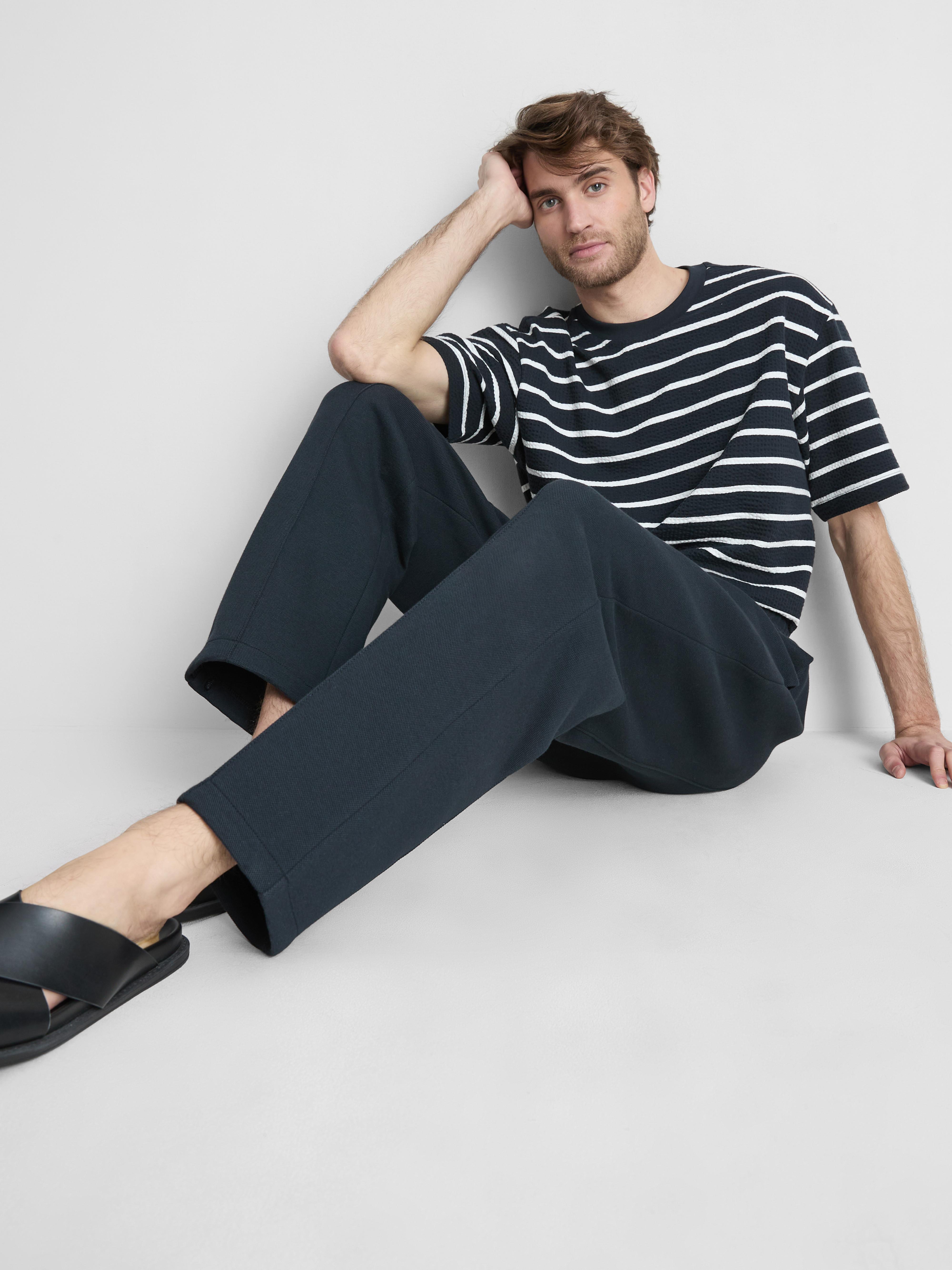 Men's Navy The Edit Polished Joggers