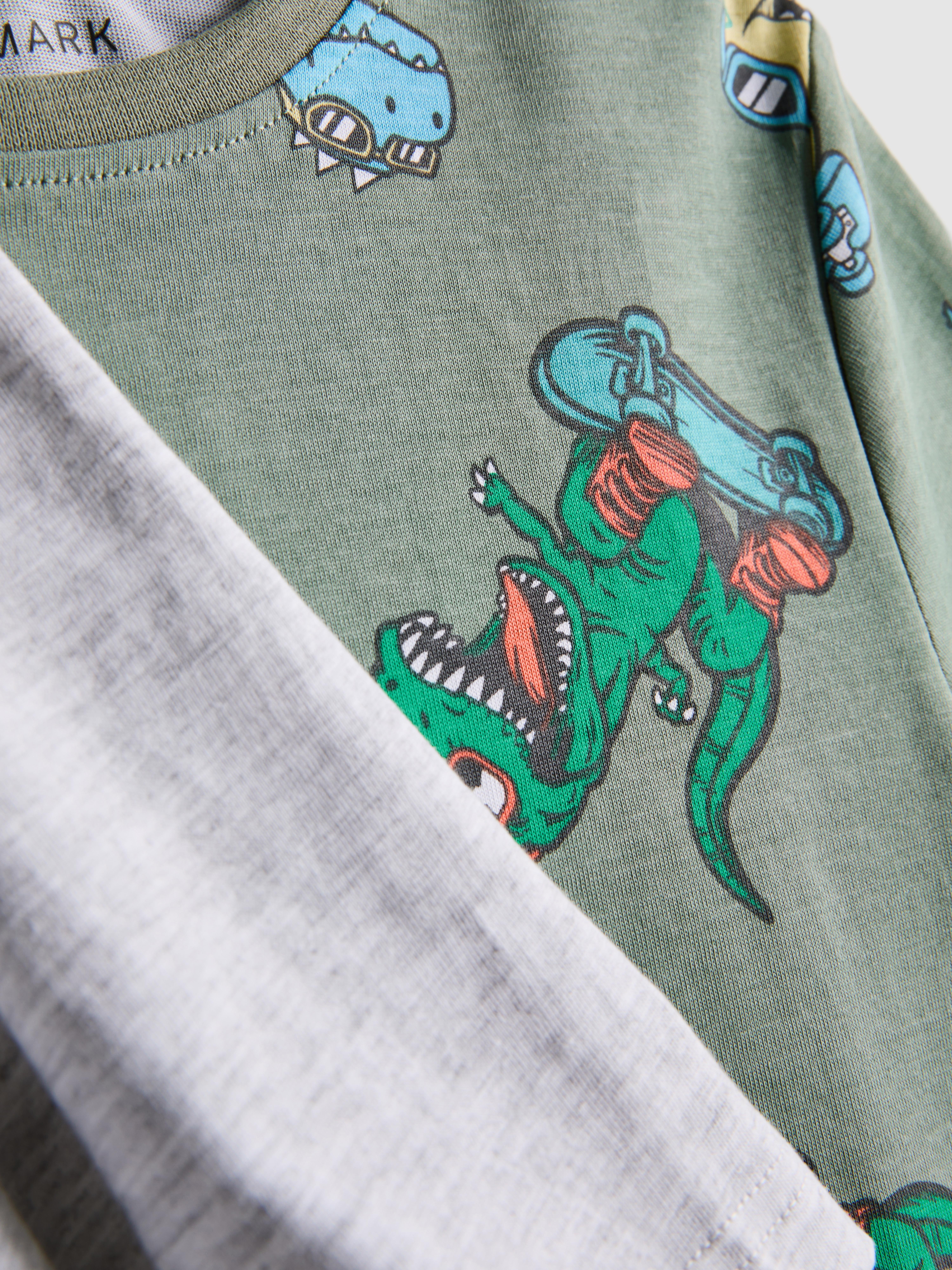 1.5-8yrs | 2pk Dinosaur Graphic Short Pyjamas