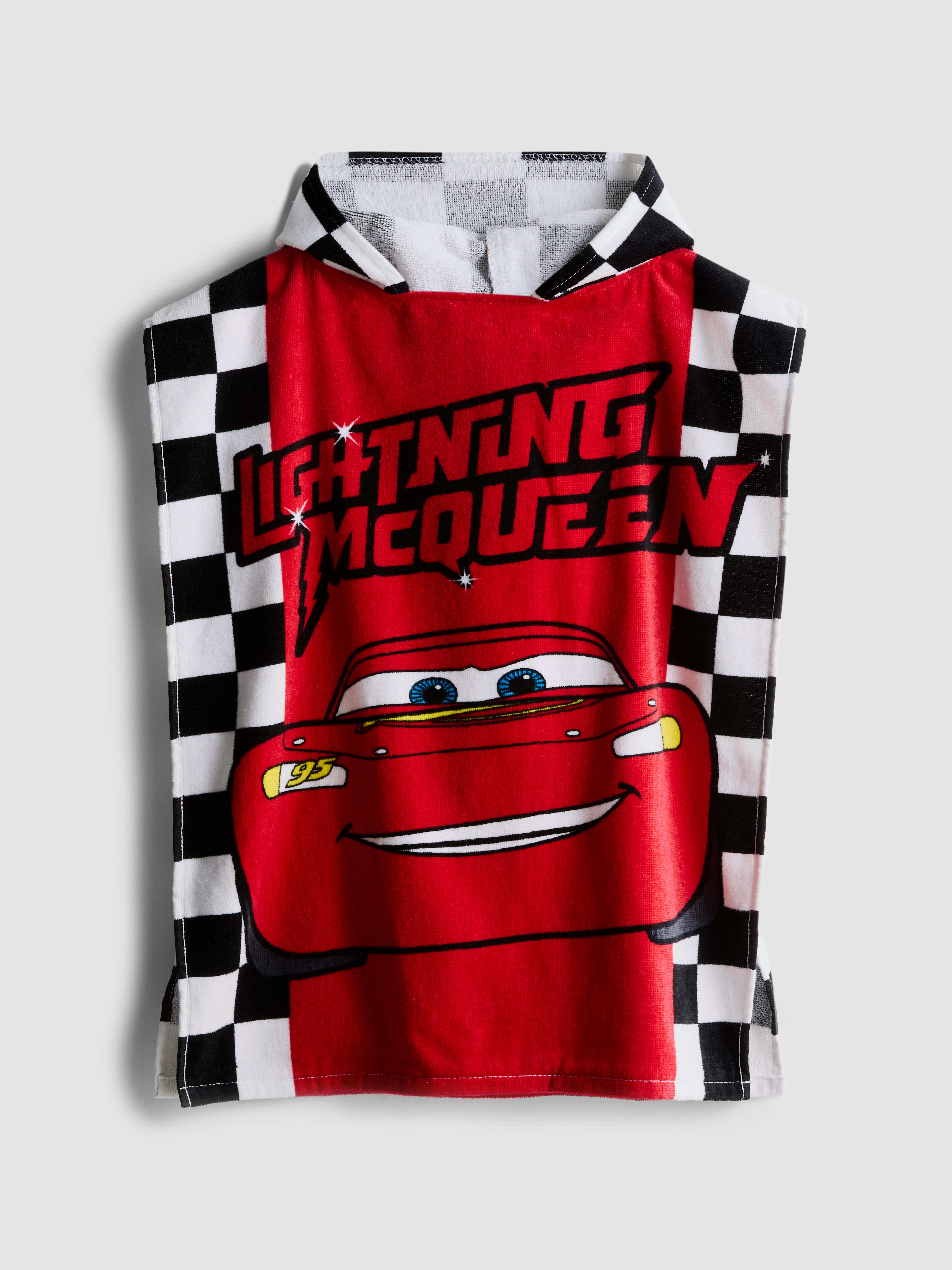 Poncho à capuche en tissu-éponge Disney Pixar Cars