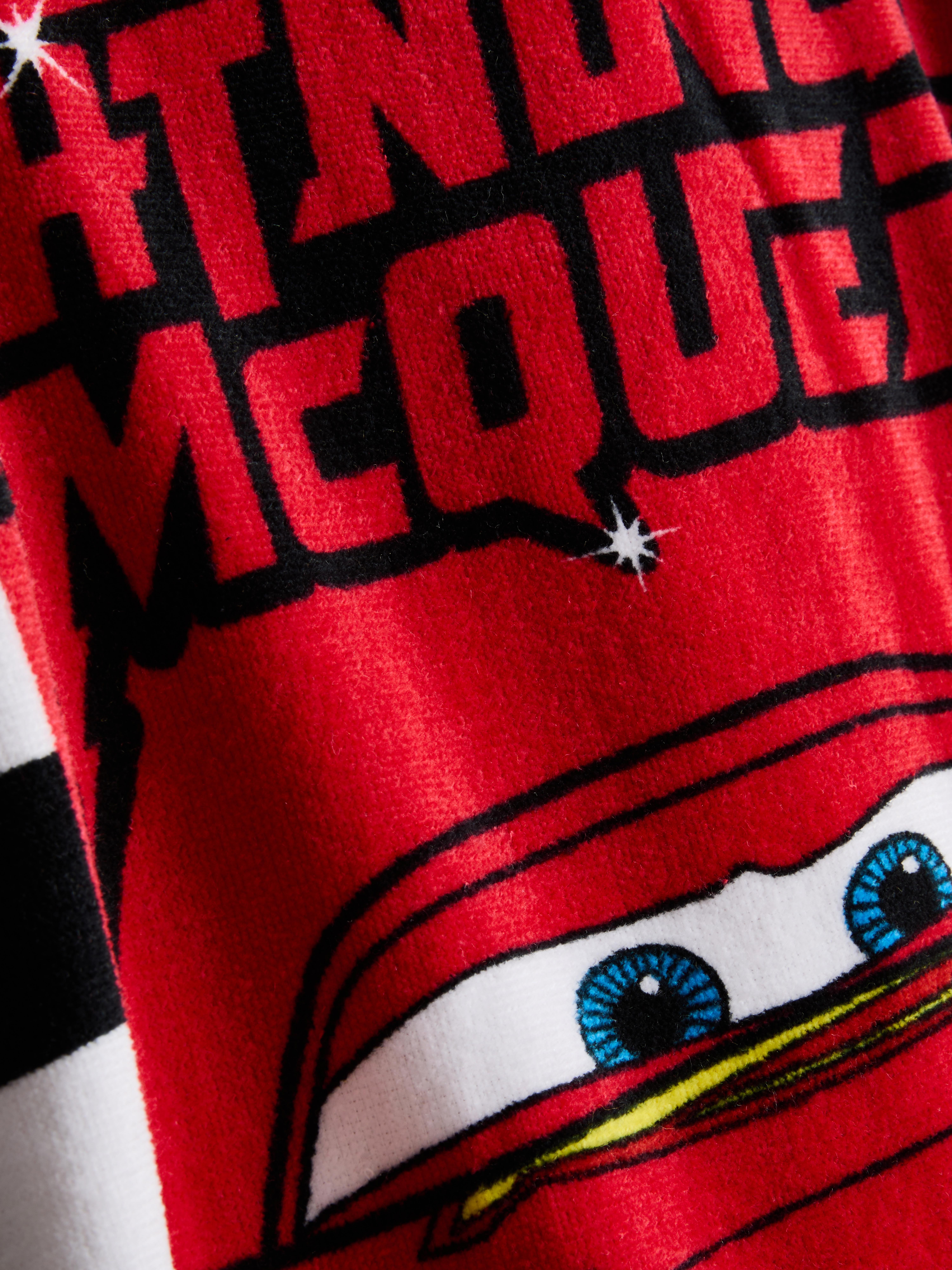 Red Disney Pixar's Cars Hooded Towelling Poncho | Primark