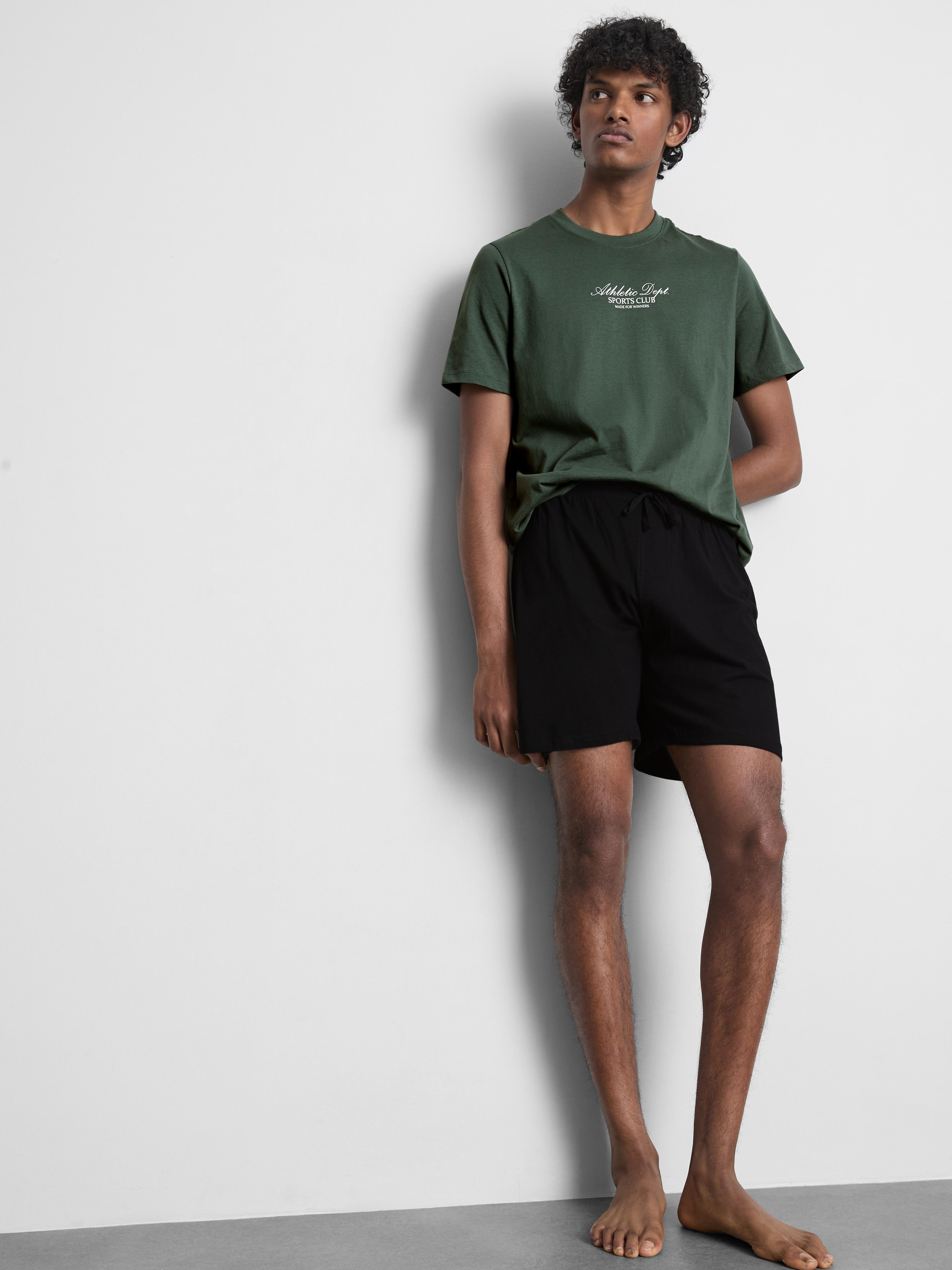 Korte pyjama met print