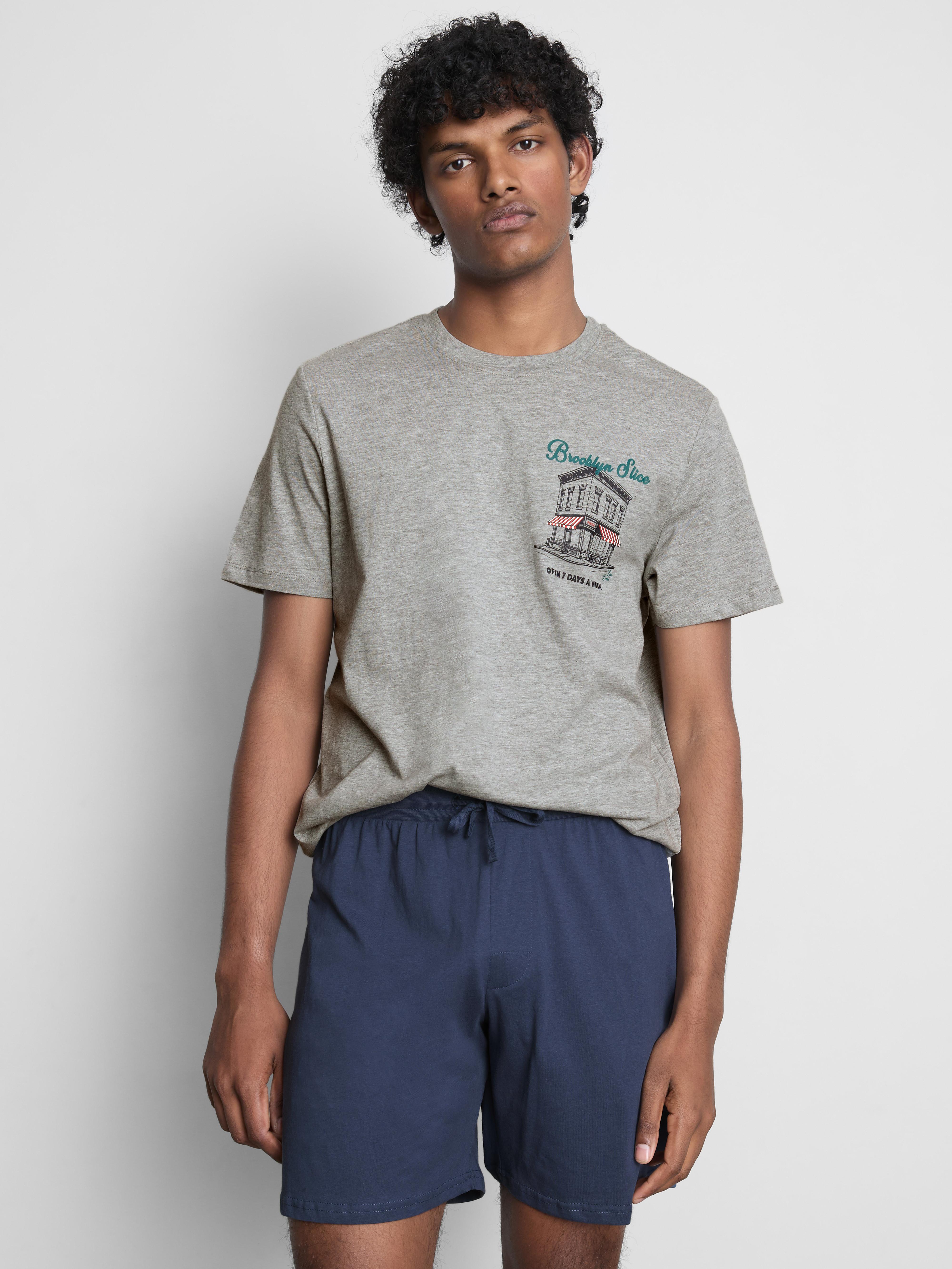Pyjama short imprimé