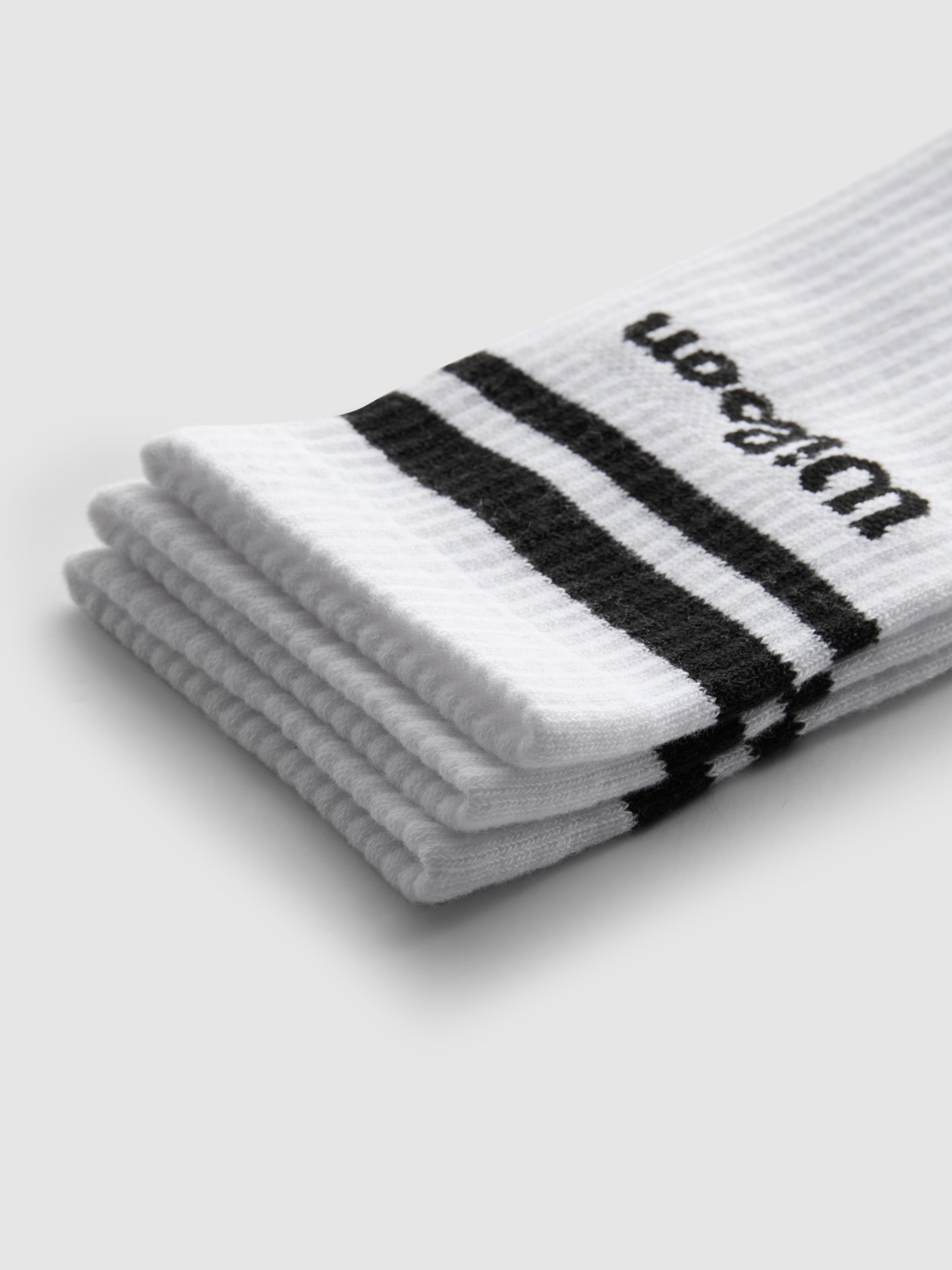 Men's White 3pk Wilson Sports Socks