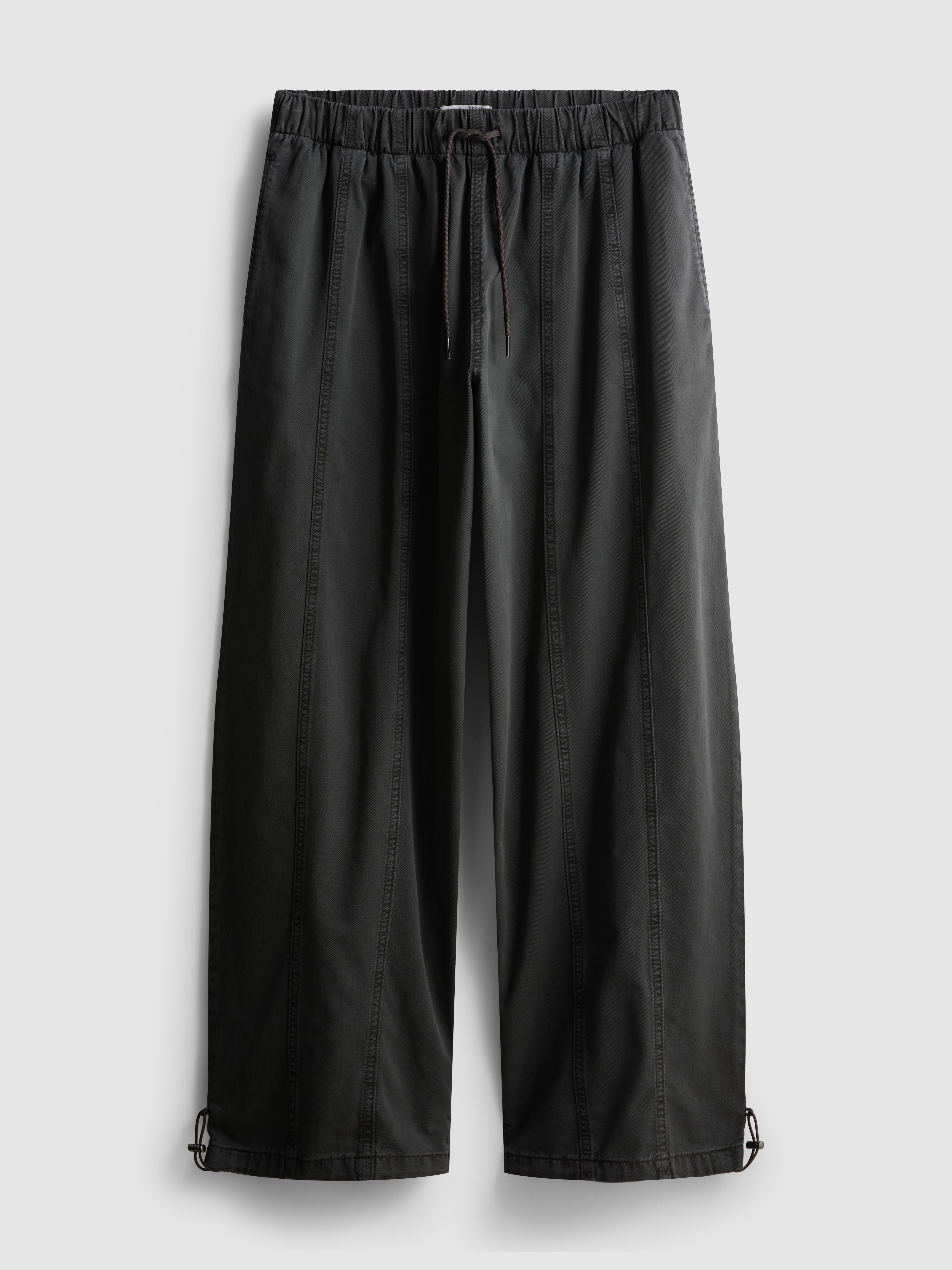 Pantalon large utilitaire à coutures