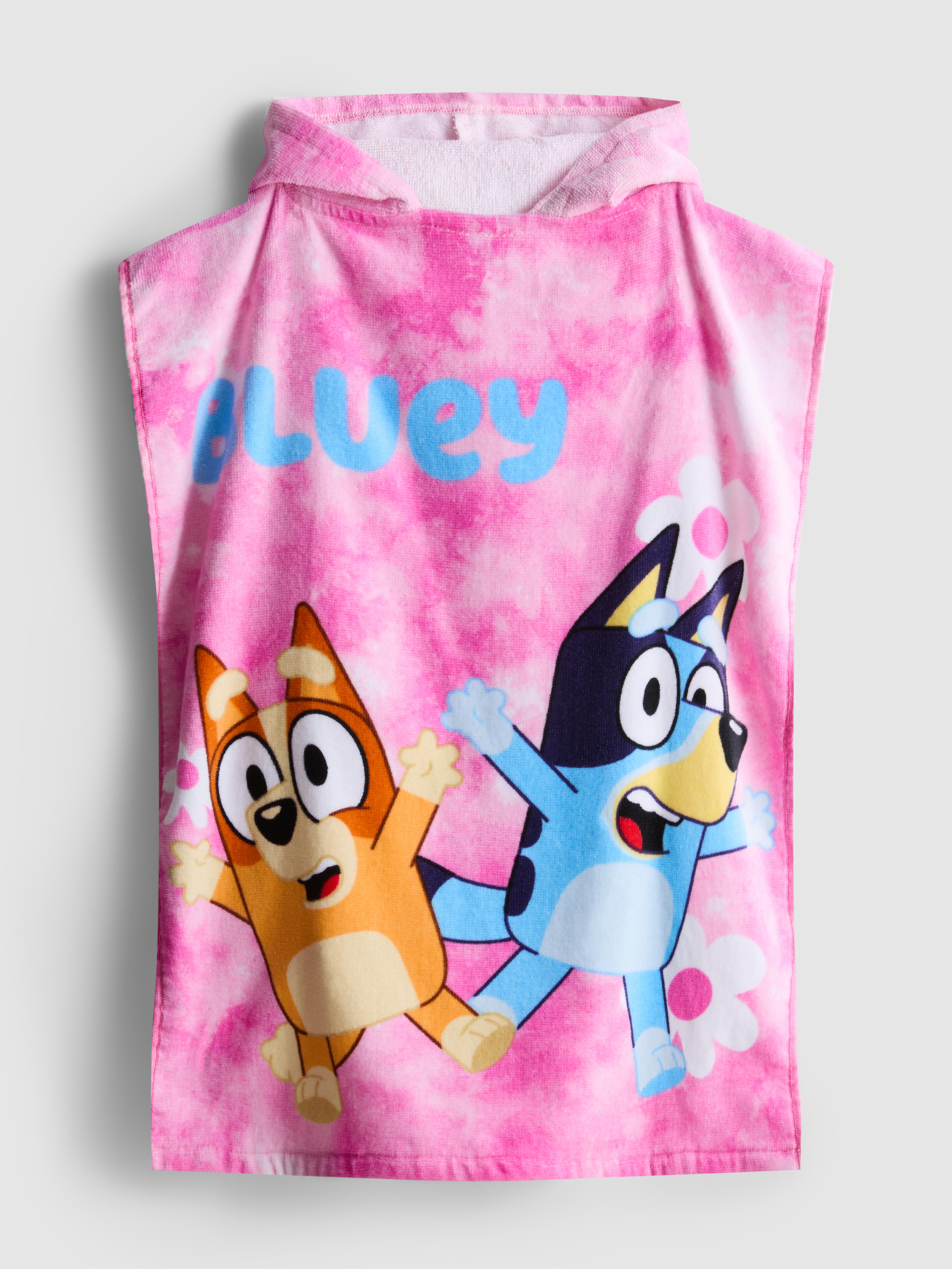 Osuškové pončo Bluey s kapucí