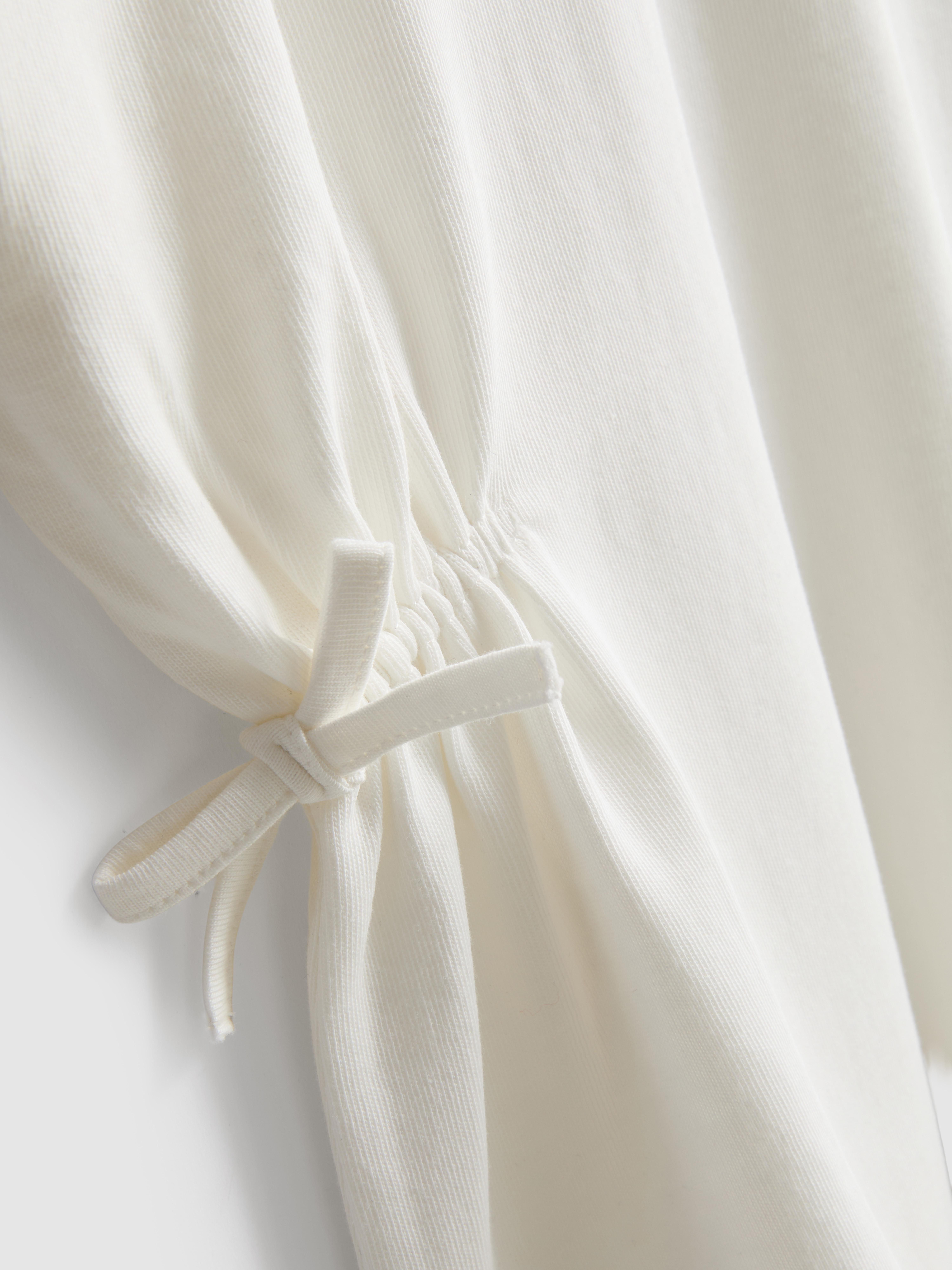 Girls Ivory 7-15yrs | Cinched T-Shirt