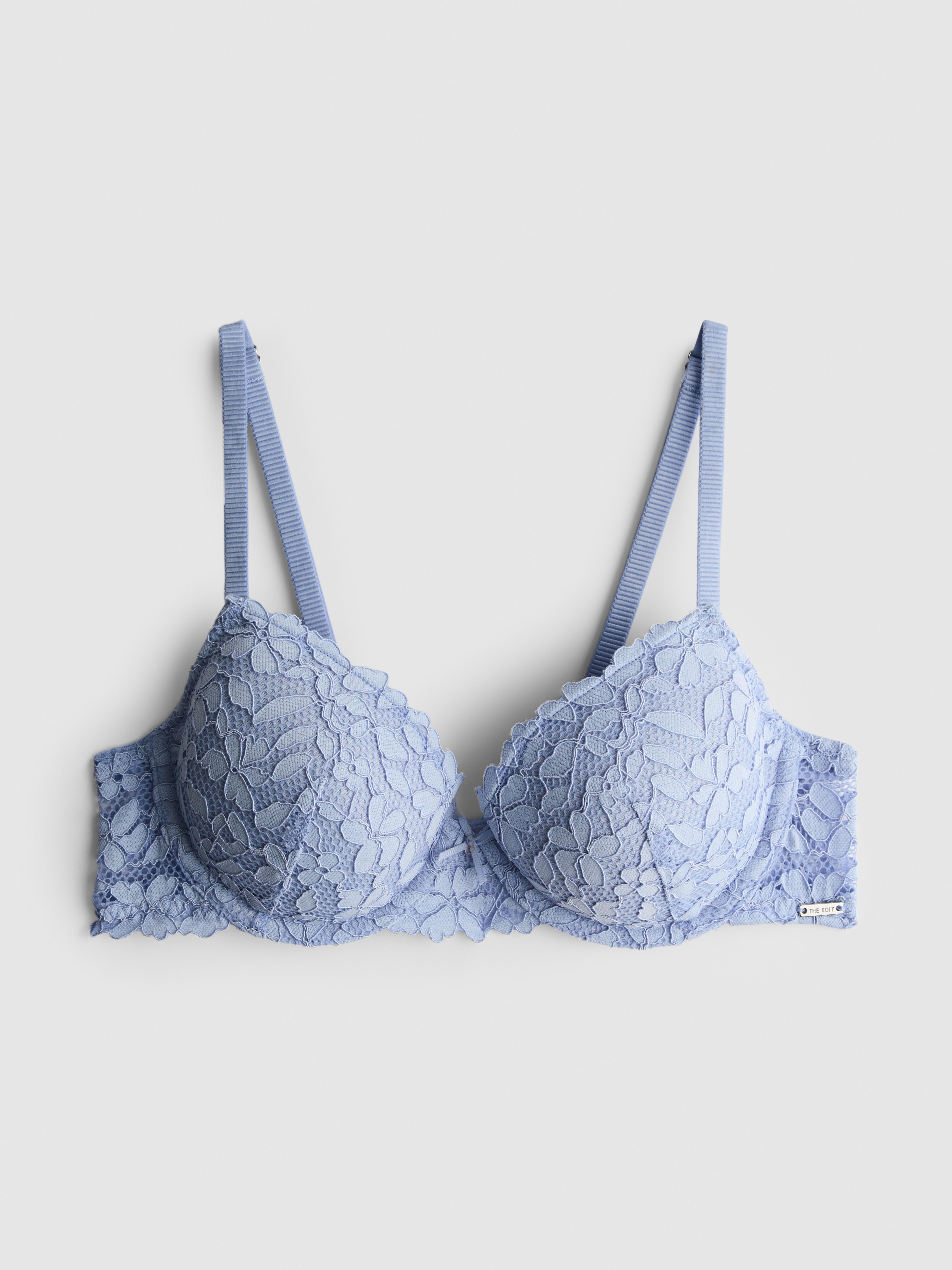 The Edit Padded Wired Lace Bra