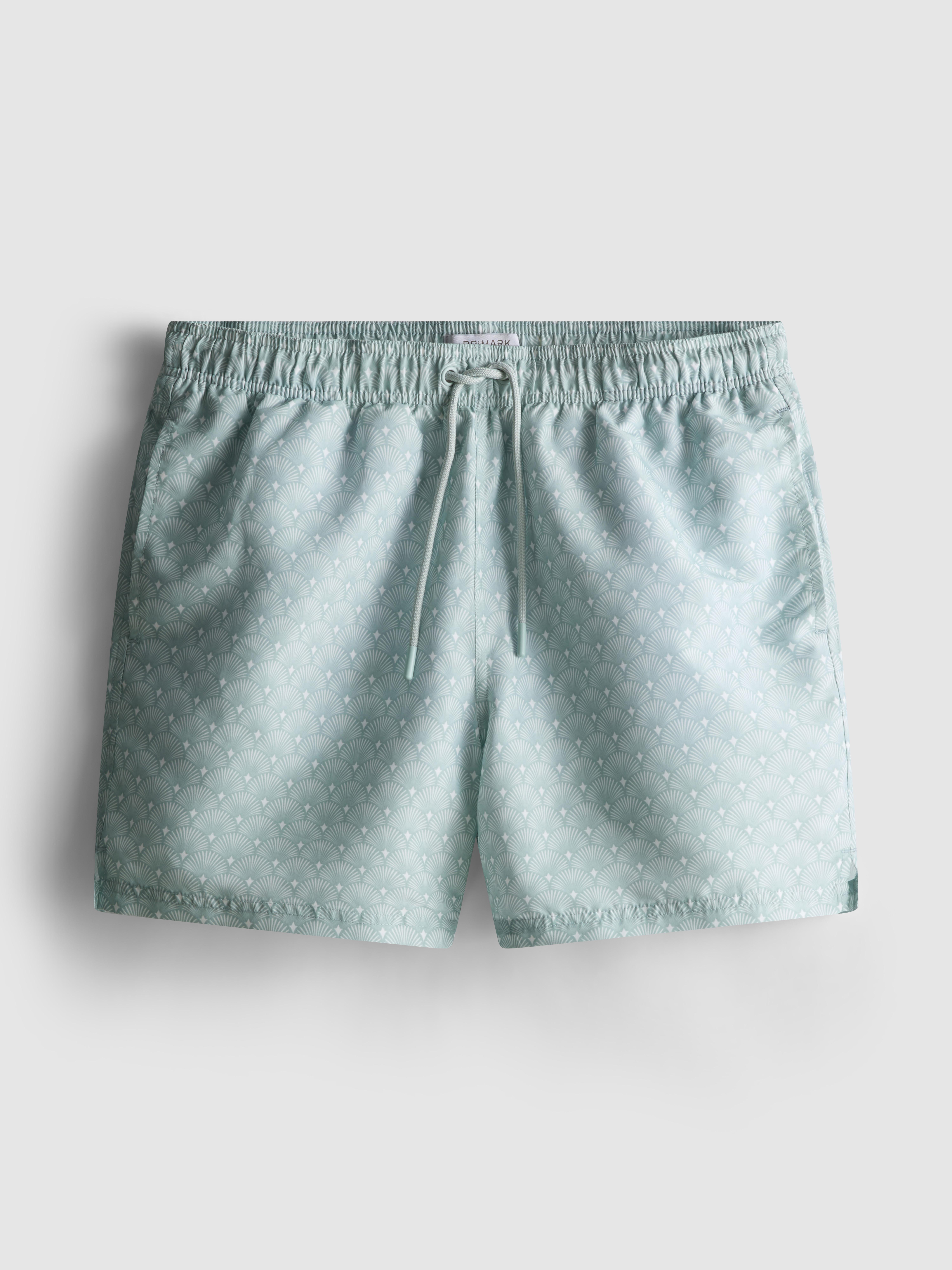 Geometric Fan Swimming Shorts