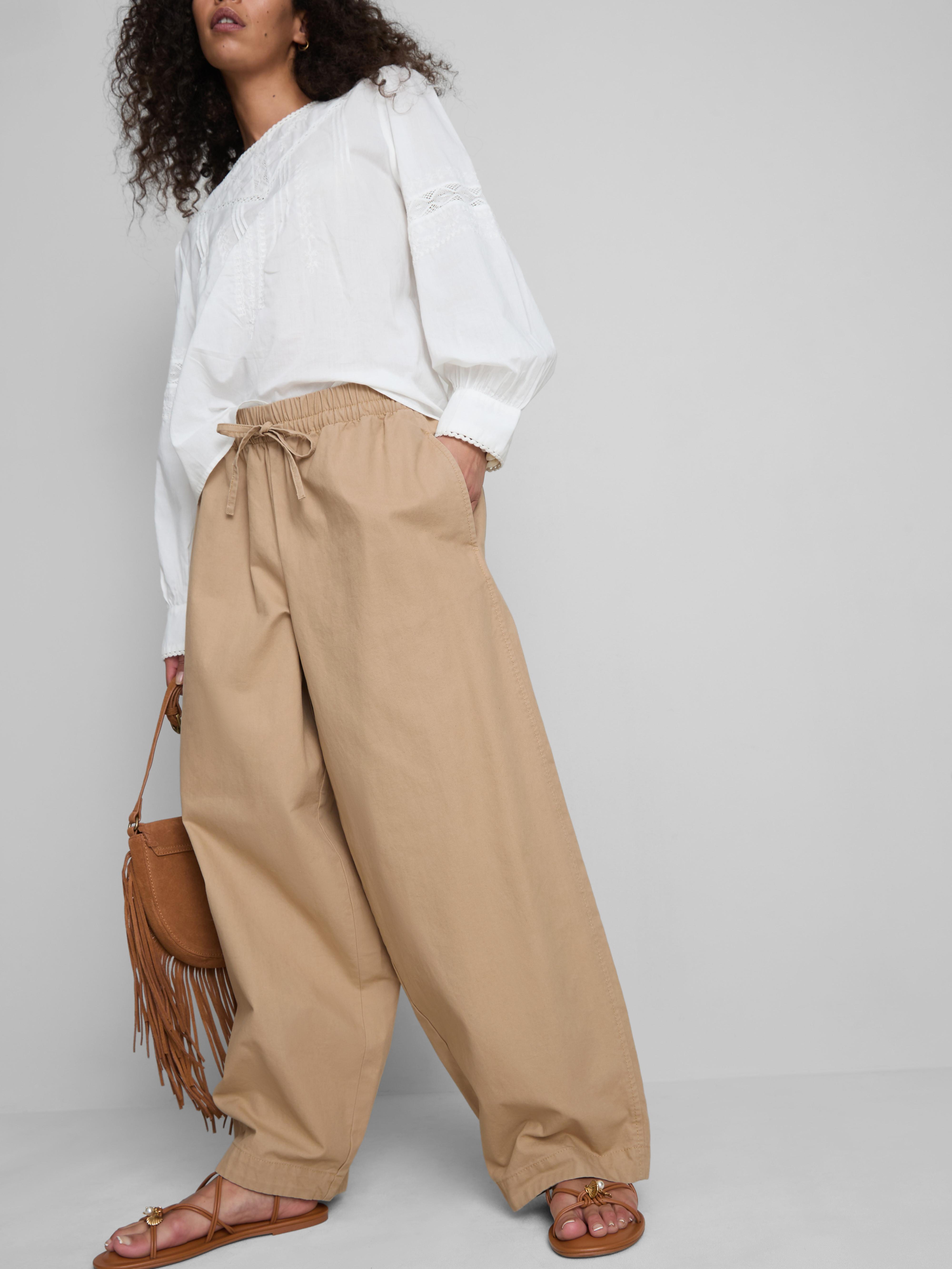 Pantaloni barrel casual