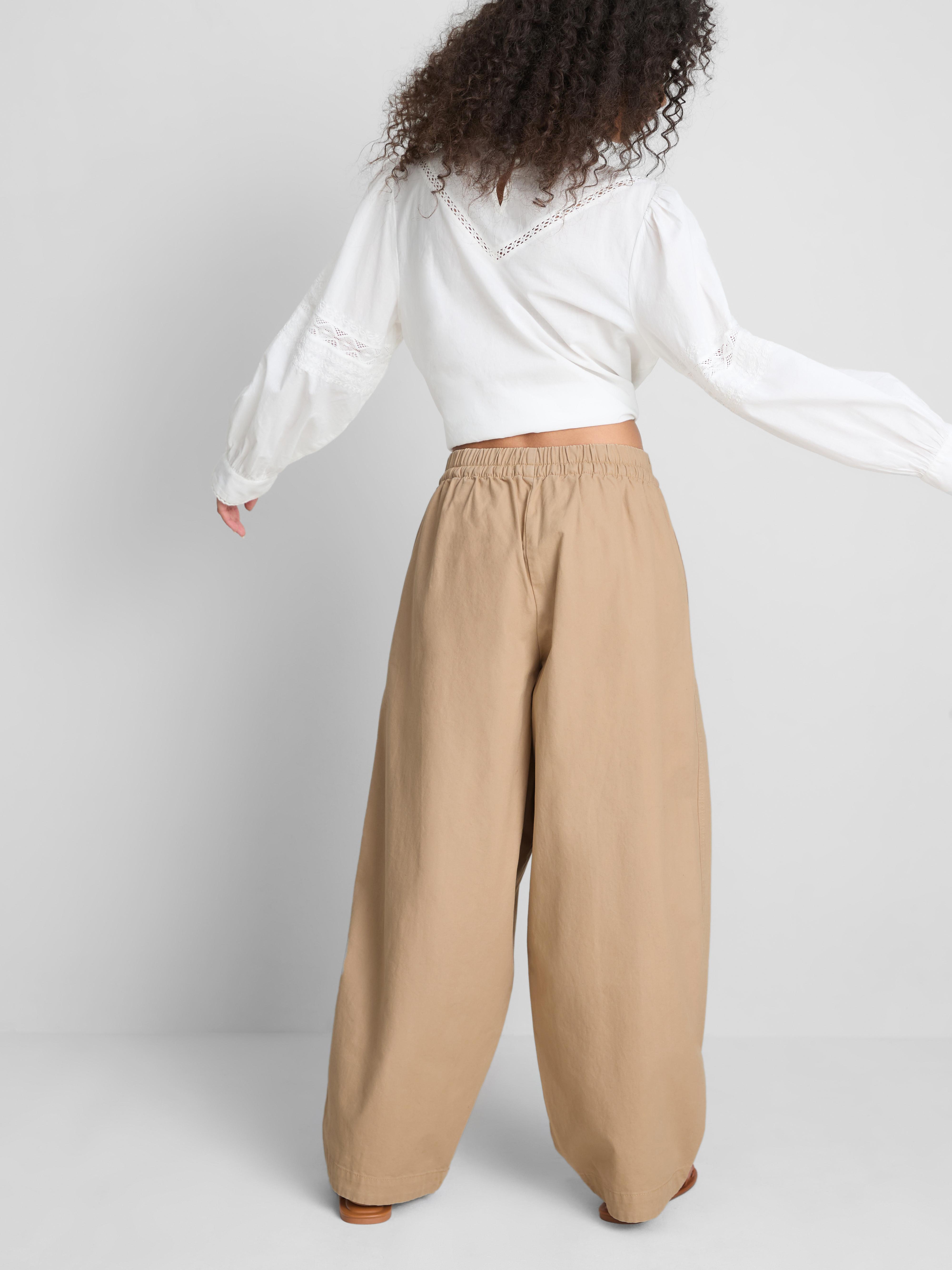 Pantaloni barrel casual