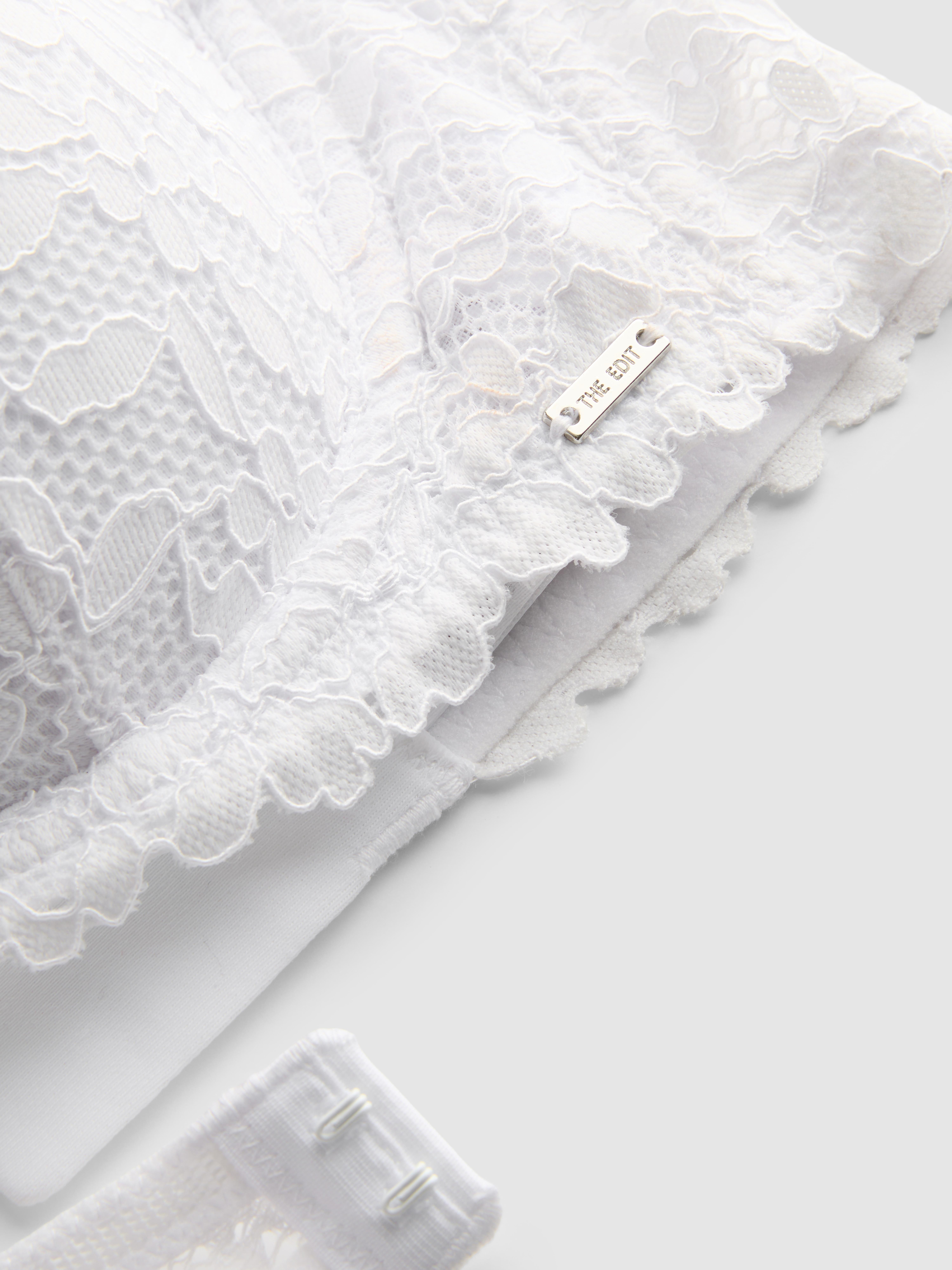 The Edit Floral Lace Push-Up Bra