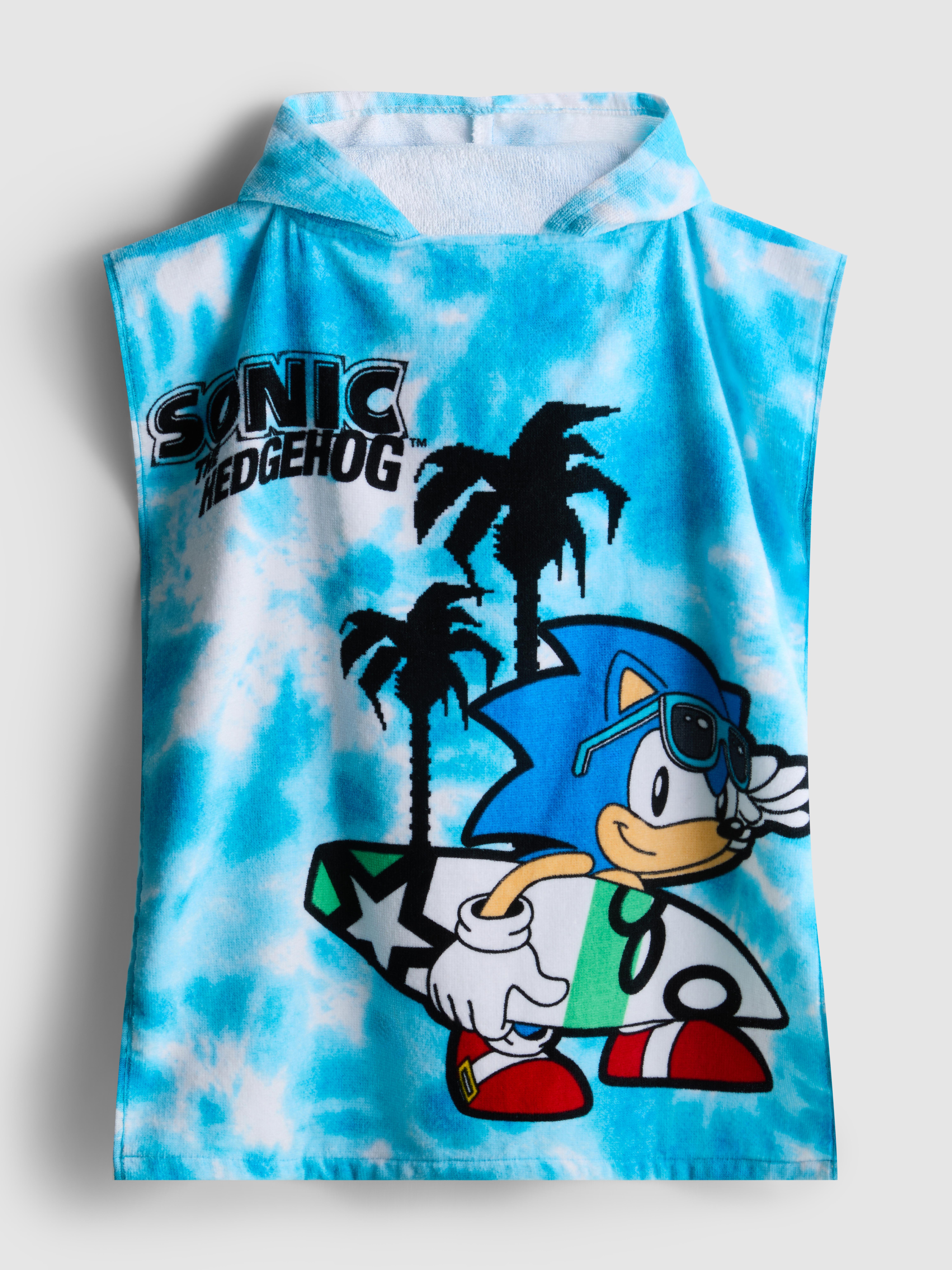 Sonic the Hedgehog Hooded Toweling Poncho