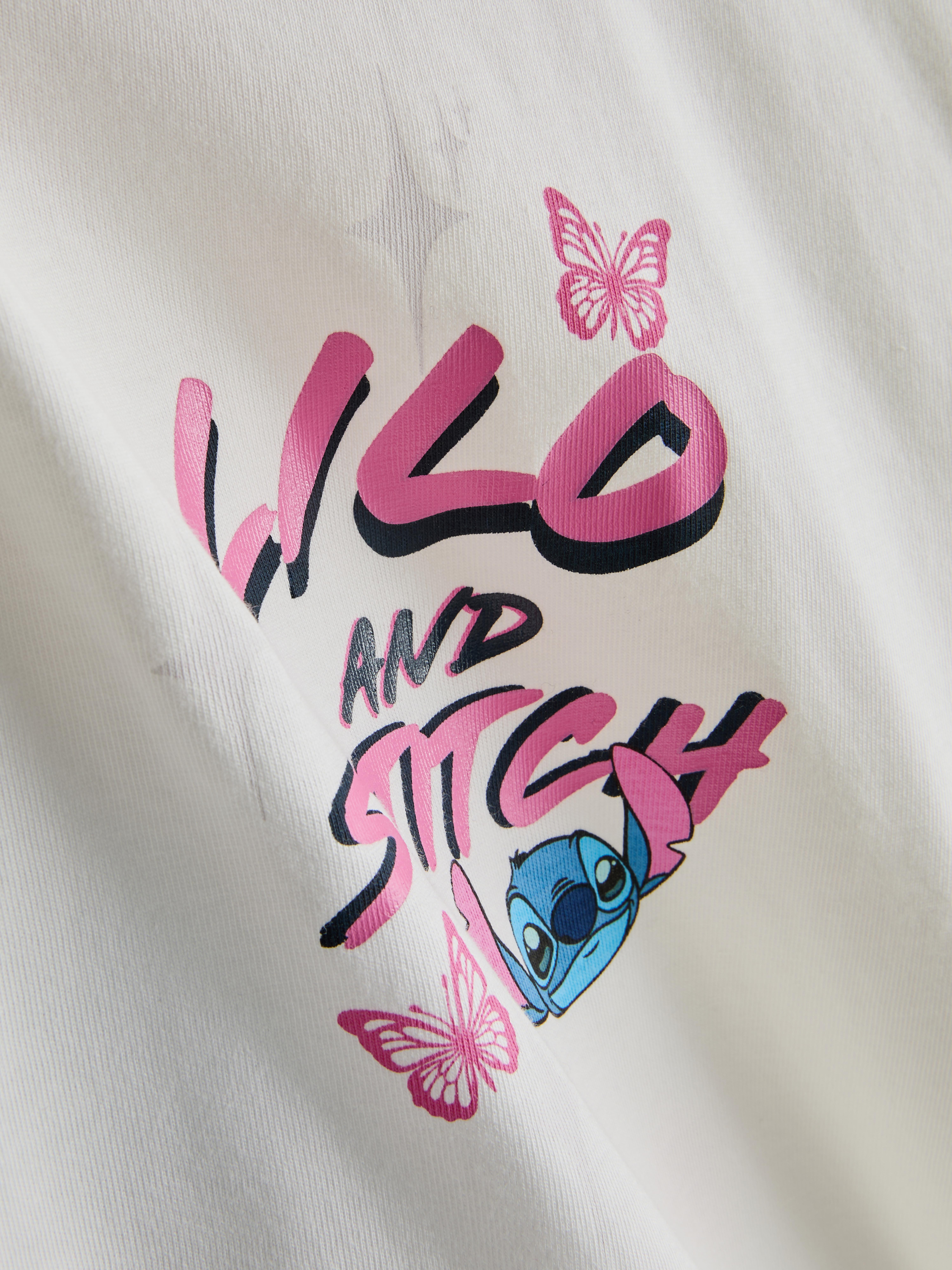 Girls White 7-15yrs | Disney’s Stitch T-Shirt