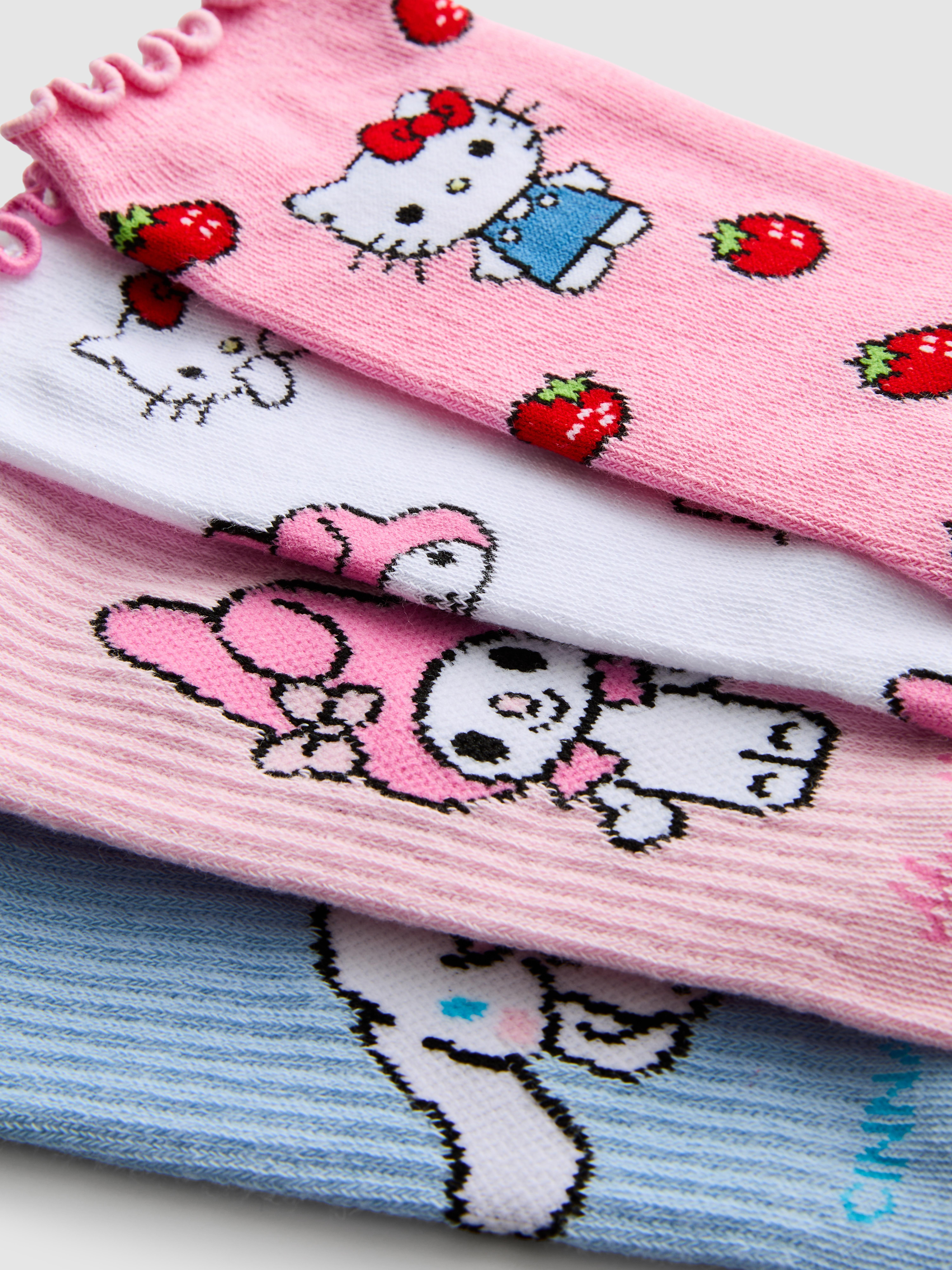 Pack 4 pares soquetes Hello Kitty and Friends
