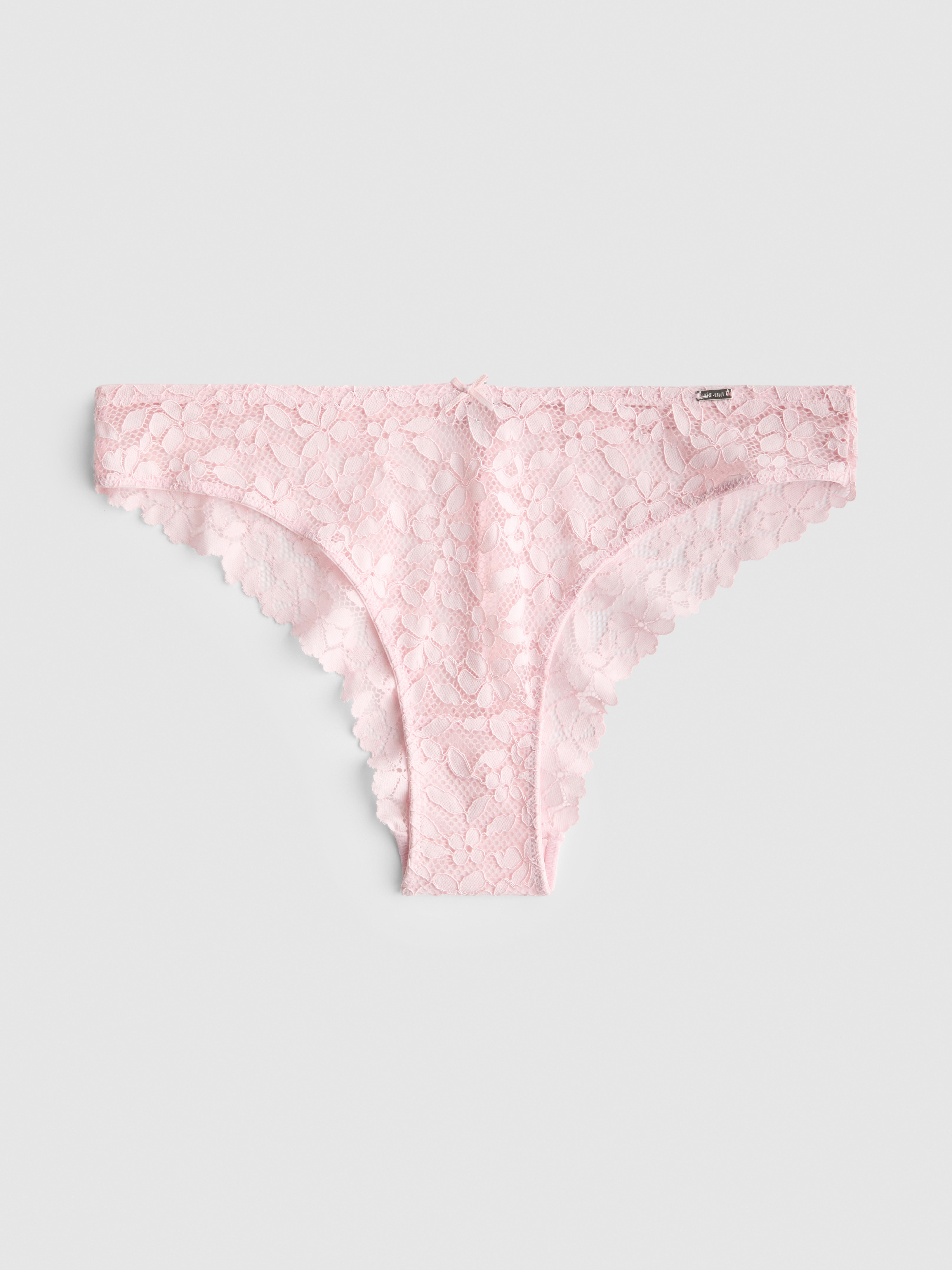The Edit Floral Lace Brazilian Briefs