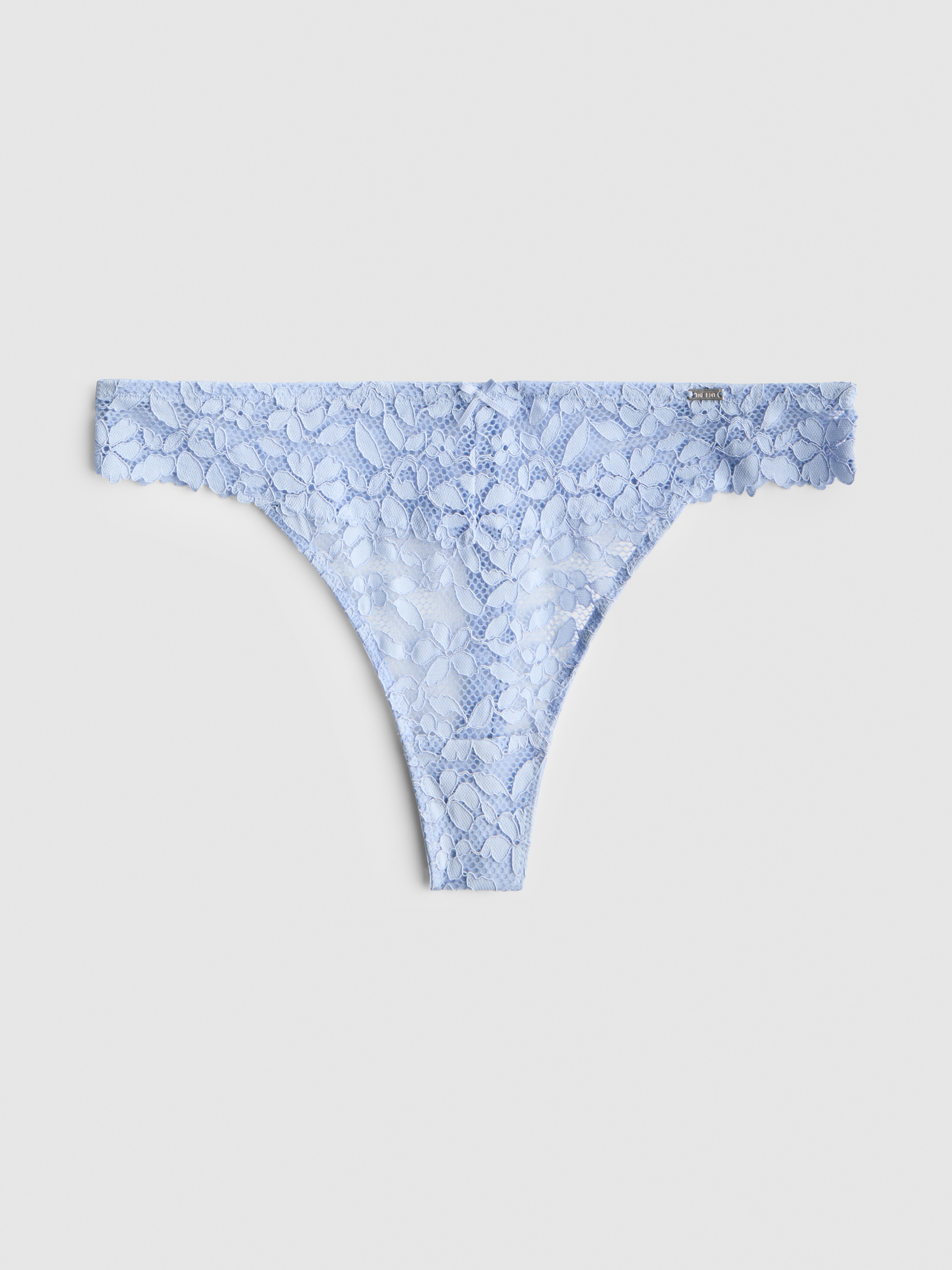 The Edit Floral Lace Thong