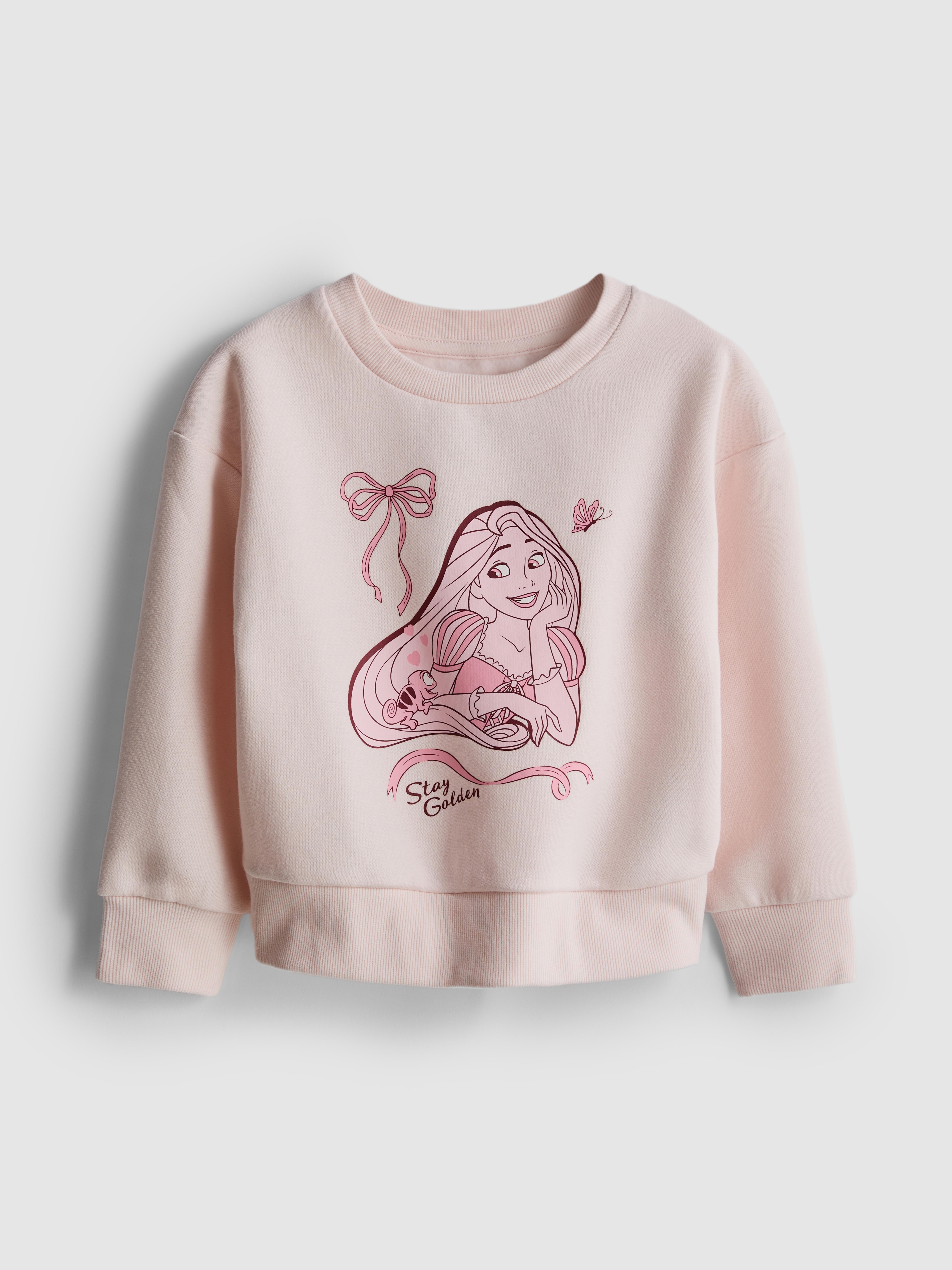 Girls Light Pink 1.5-8yrs | Disney’s Tangled Sweatshirt