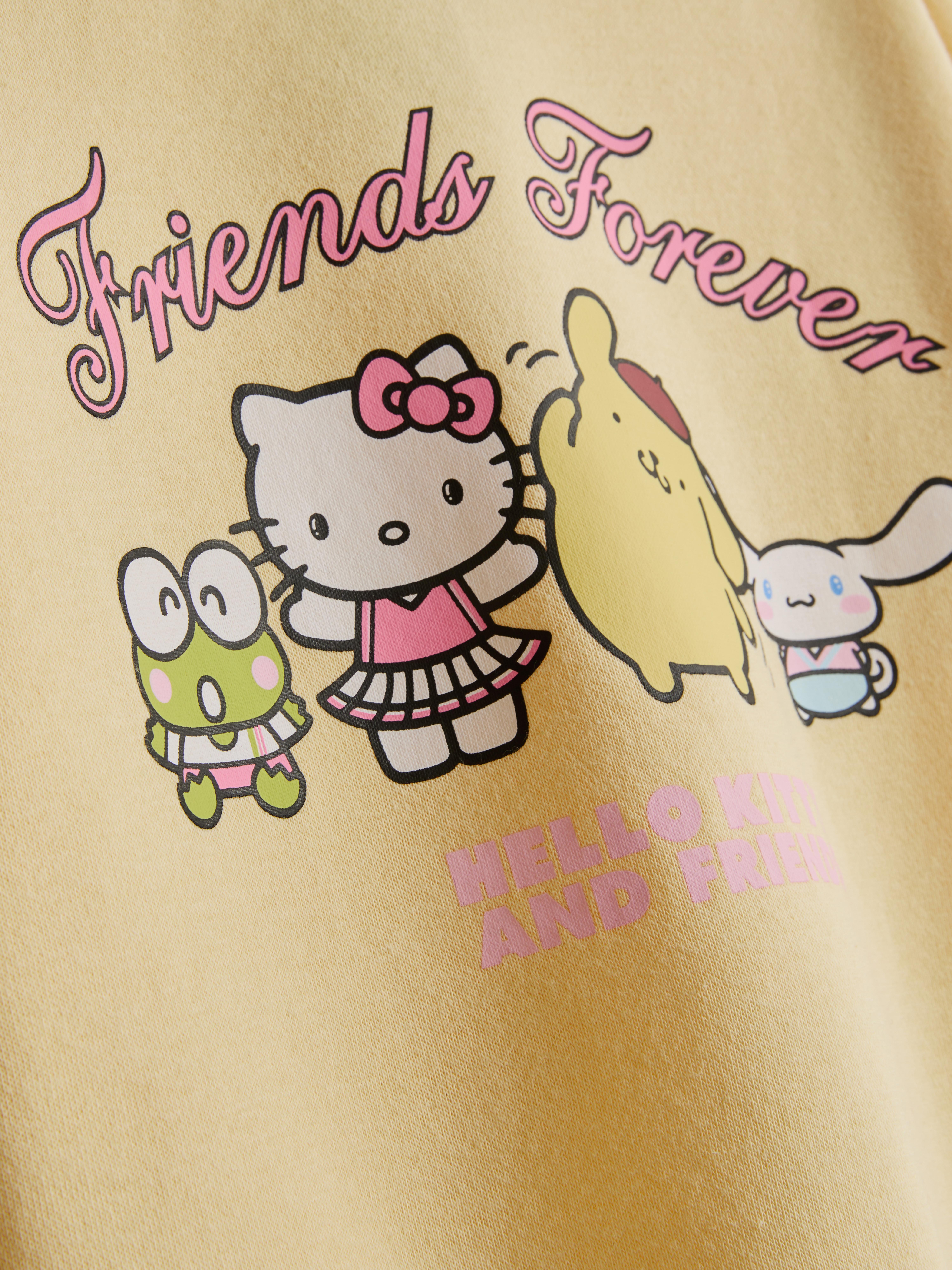 Girls Light Yellow 1.5-8yrs | Hello Kitty and Friends Sweatshirt
