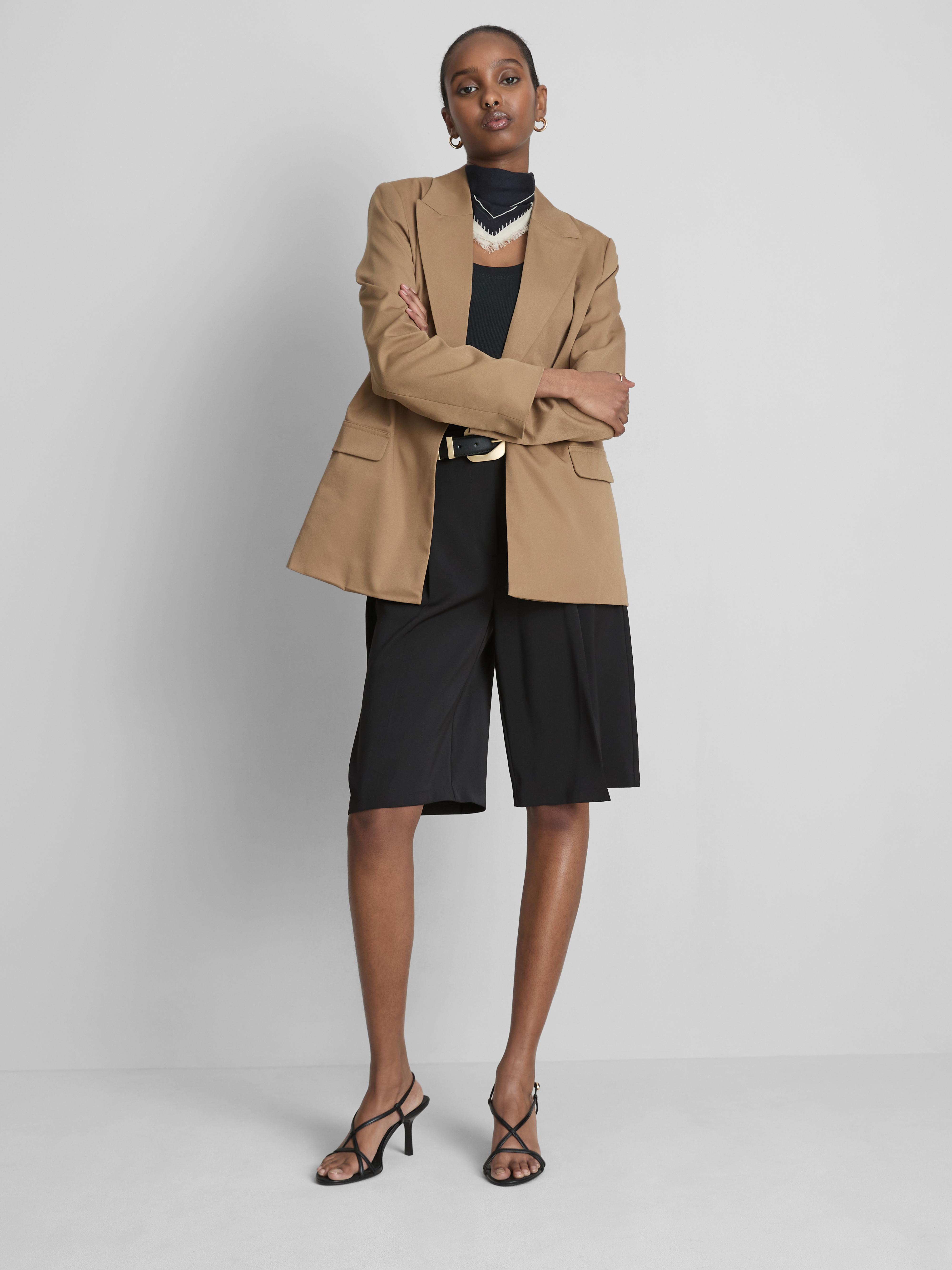Oversized Single-Breast Blazer