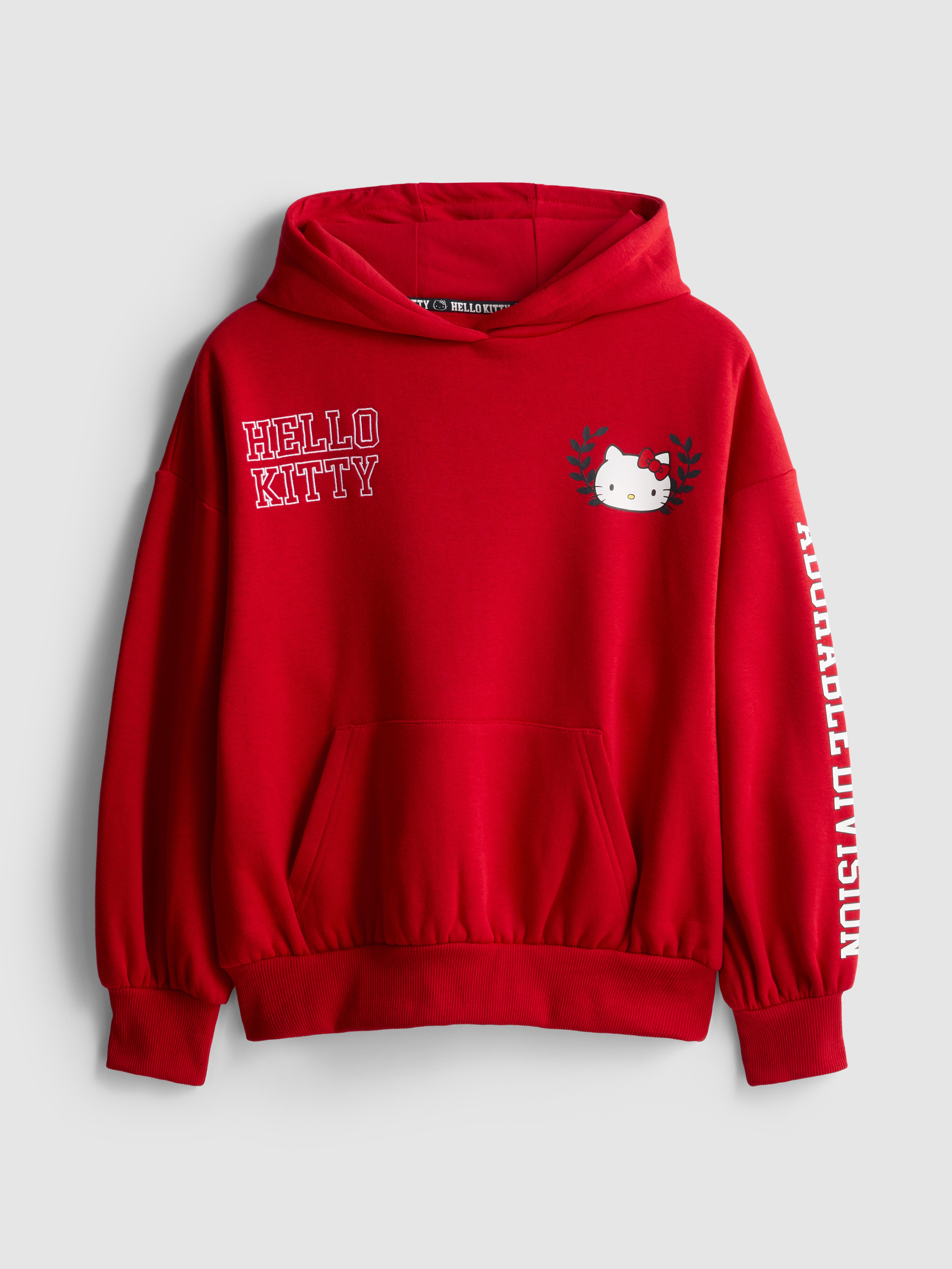 Girls Red 7-15yrs | Hello Kitty Hoodie