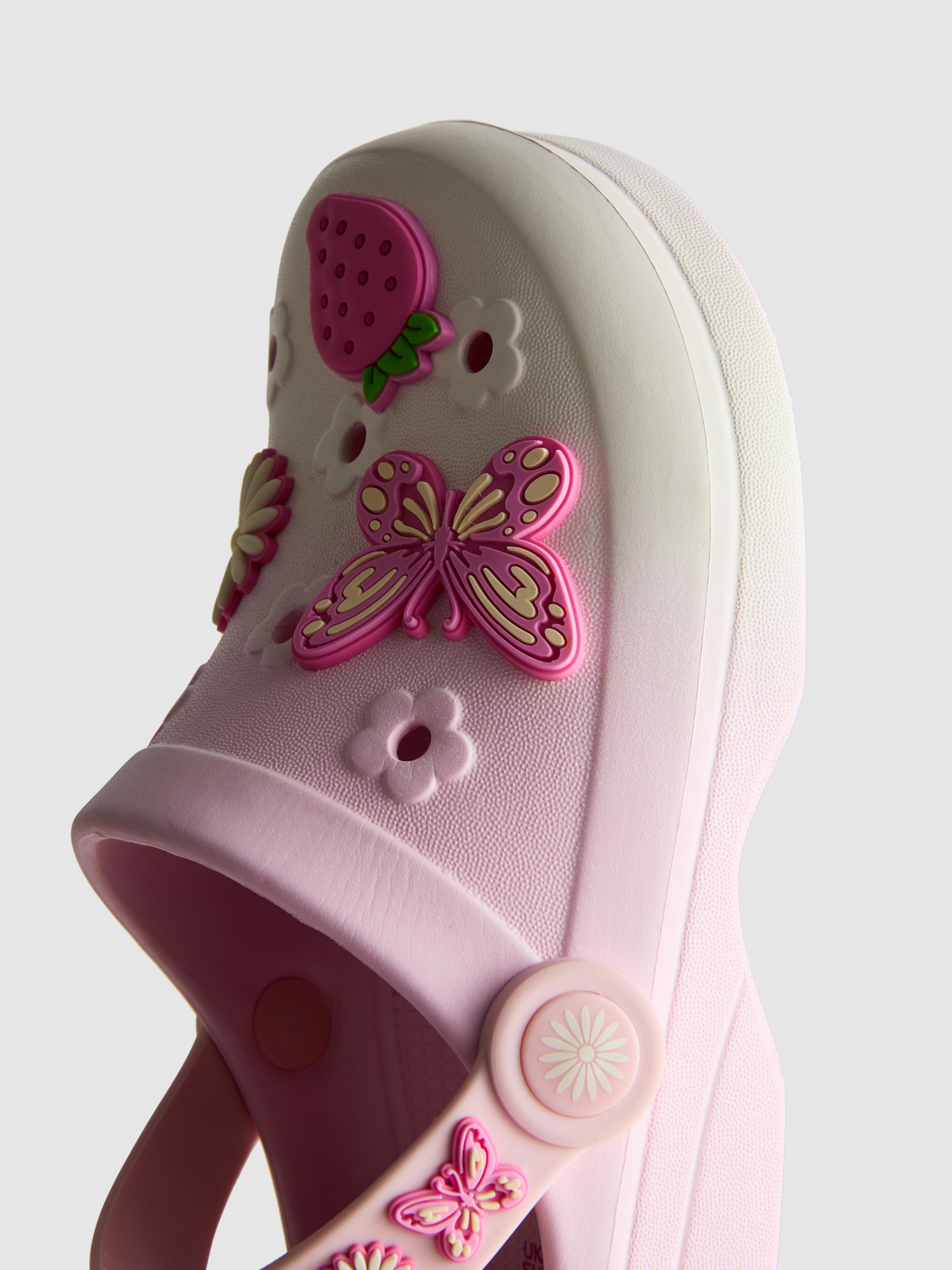 Ombré Butterfly Clogs