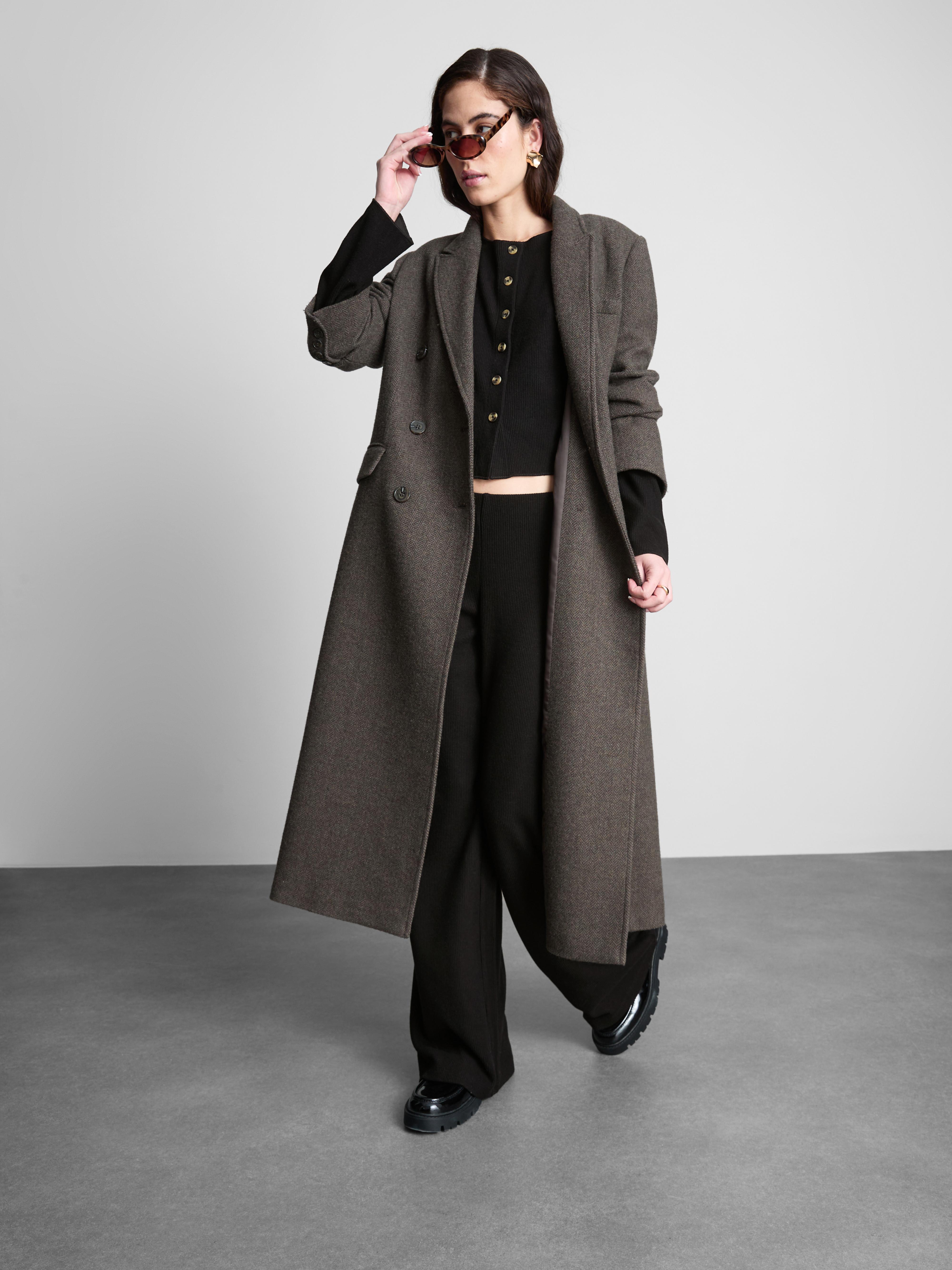 Dżersejowy sweter rozpinany z okrągłym dekoltem