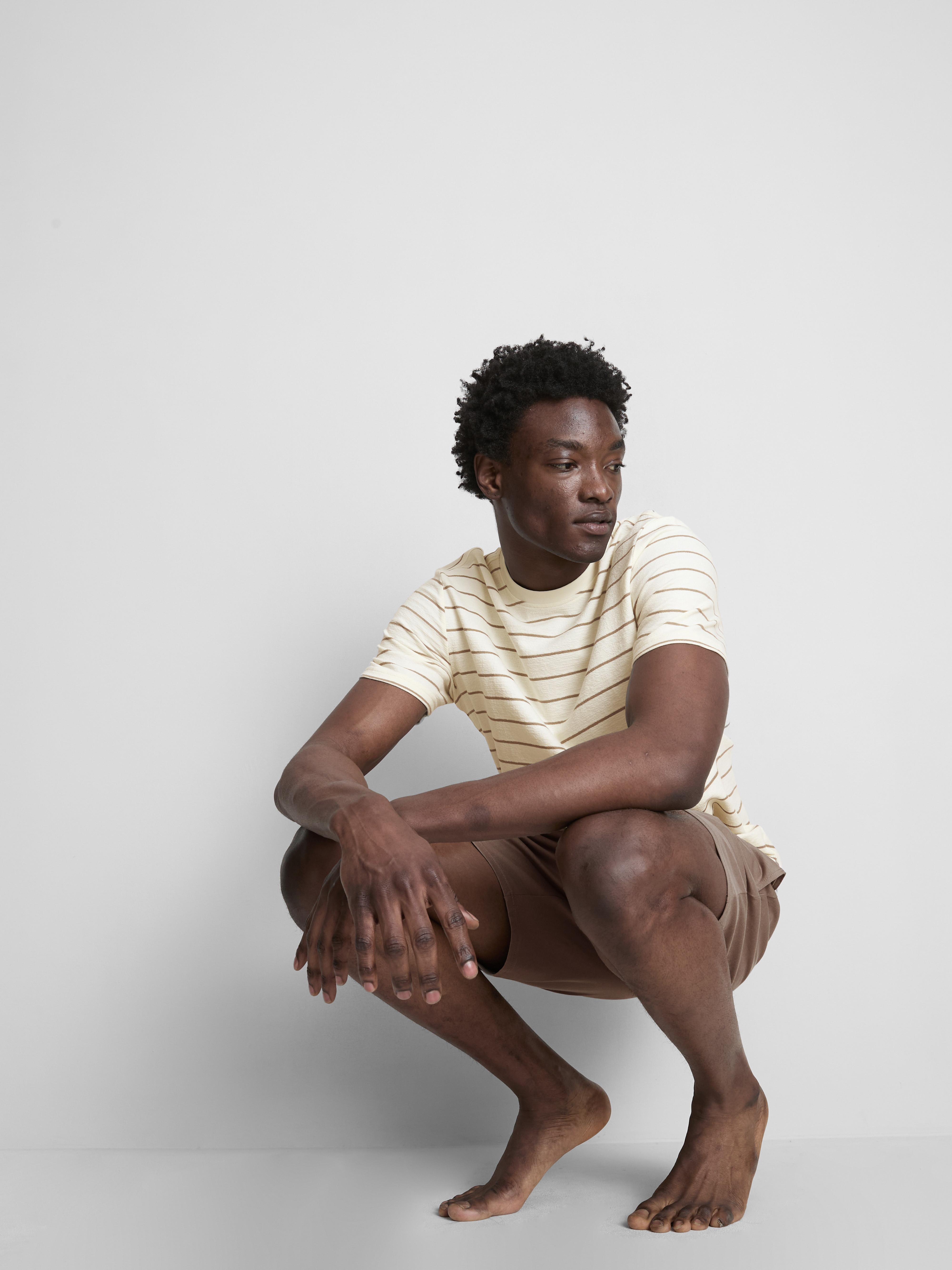 Texturált anyagú, rövid pizsamanadrág