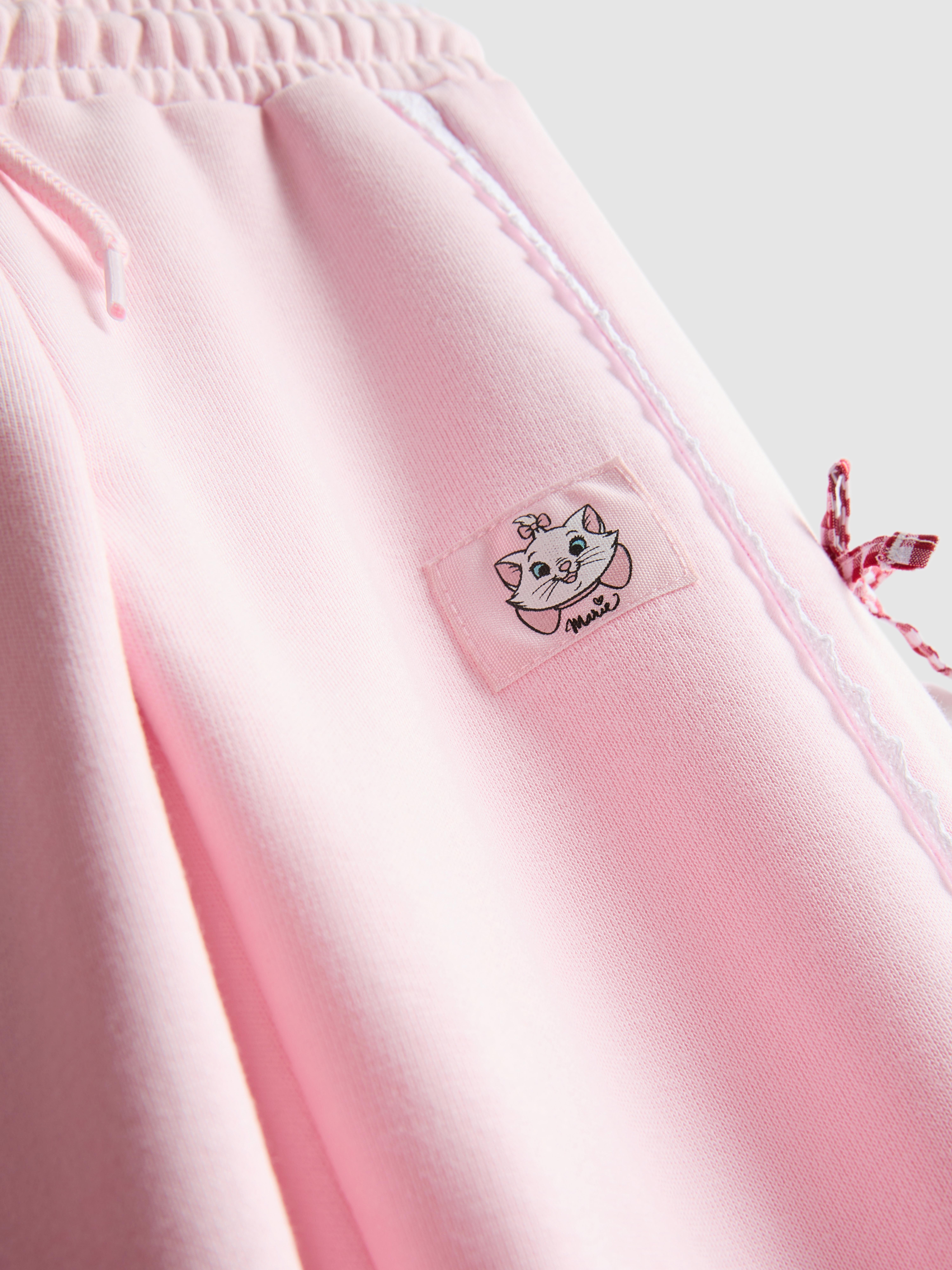 Girls Pink 1.5-8yrs | Disney’s The Aristocats Marie Cuffed Joggers