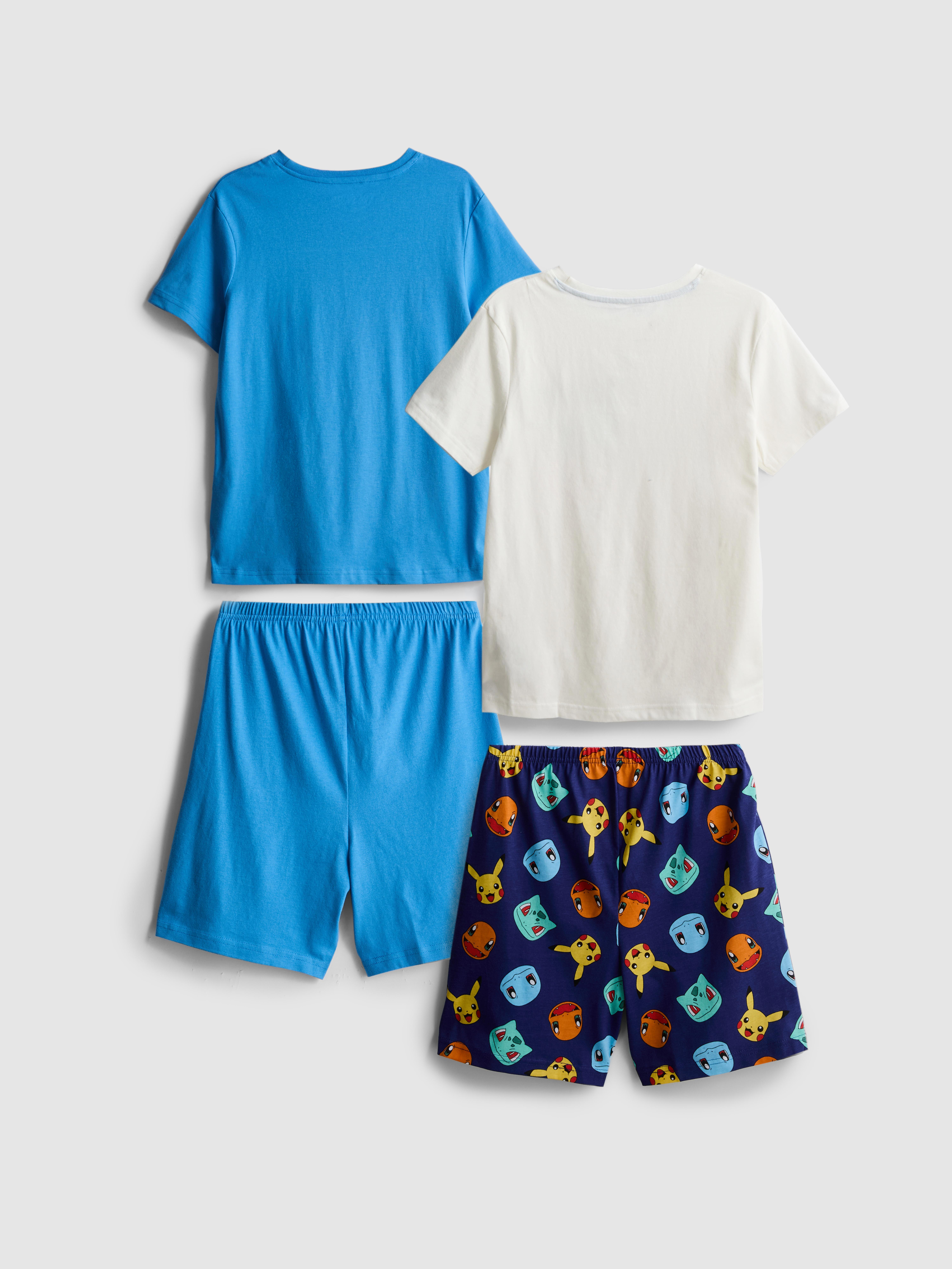 3-10 anos | Pack 2 pijamas curtos Pokémon