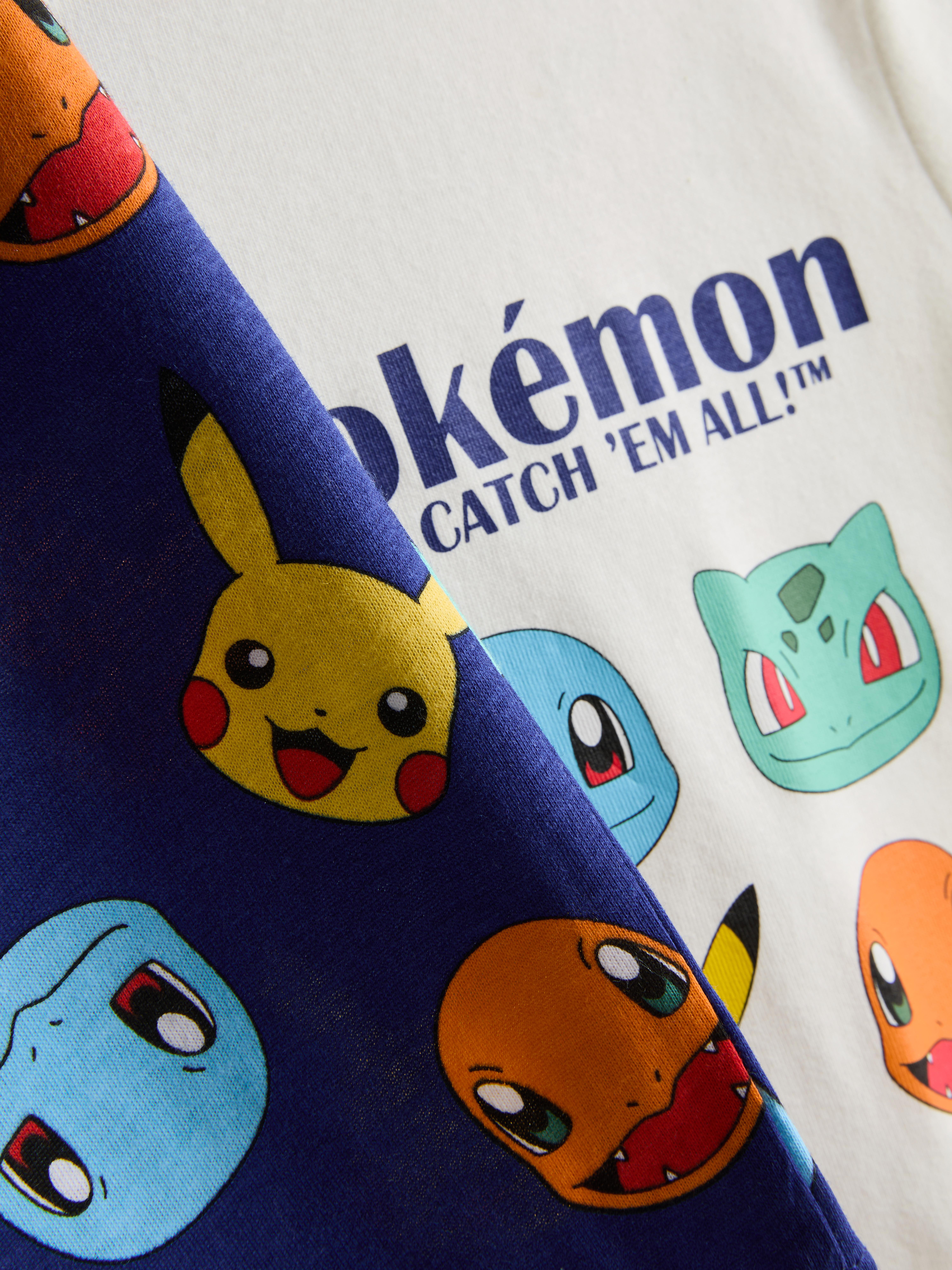 3-10 anos | Pack 2 pijamas curtos Pokémon