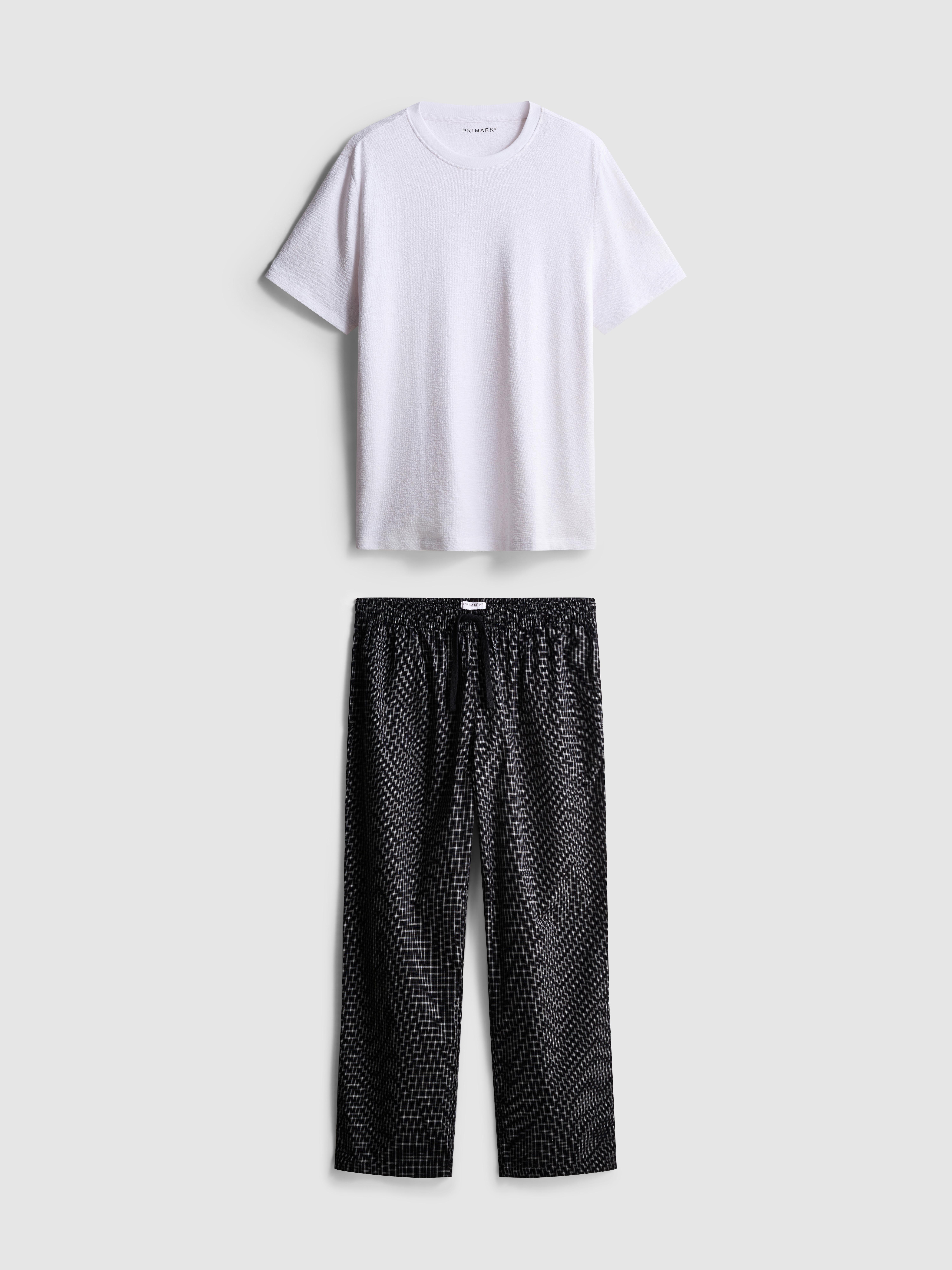 Textured Long Pajamas