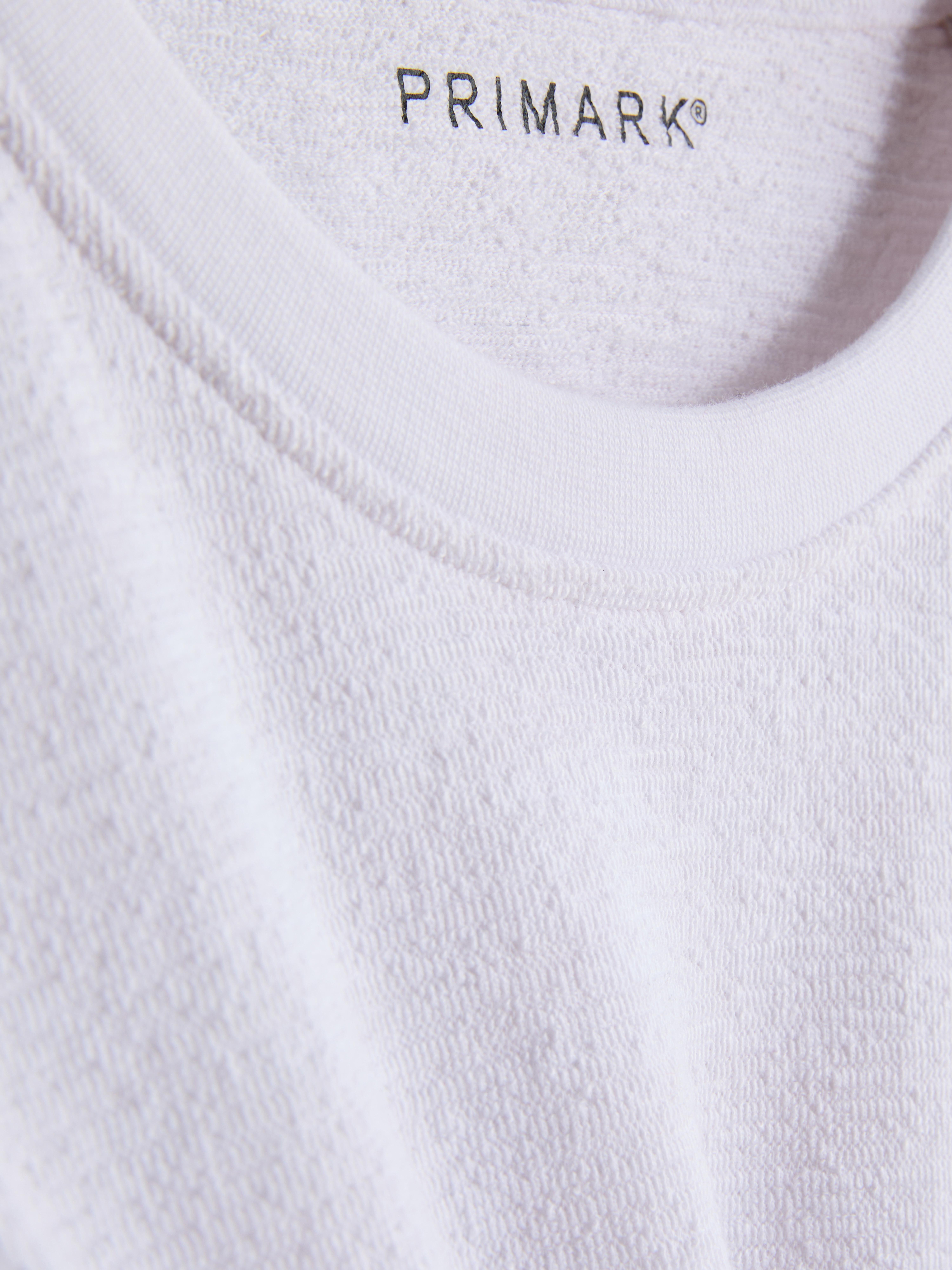 Lange pyjama met textuur