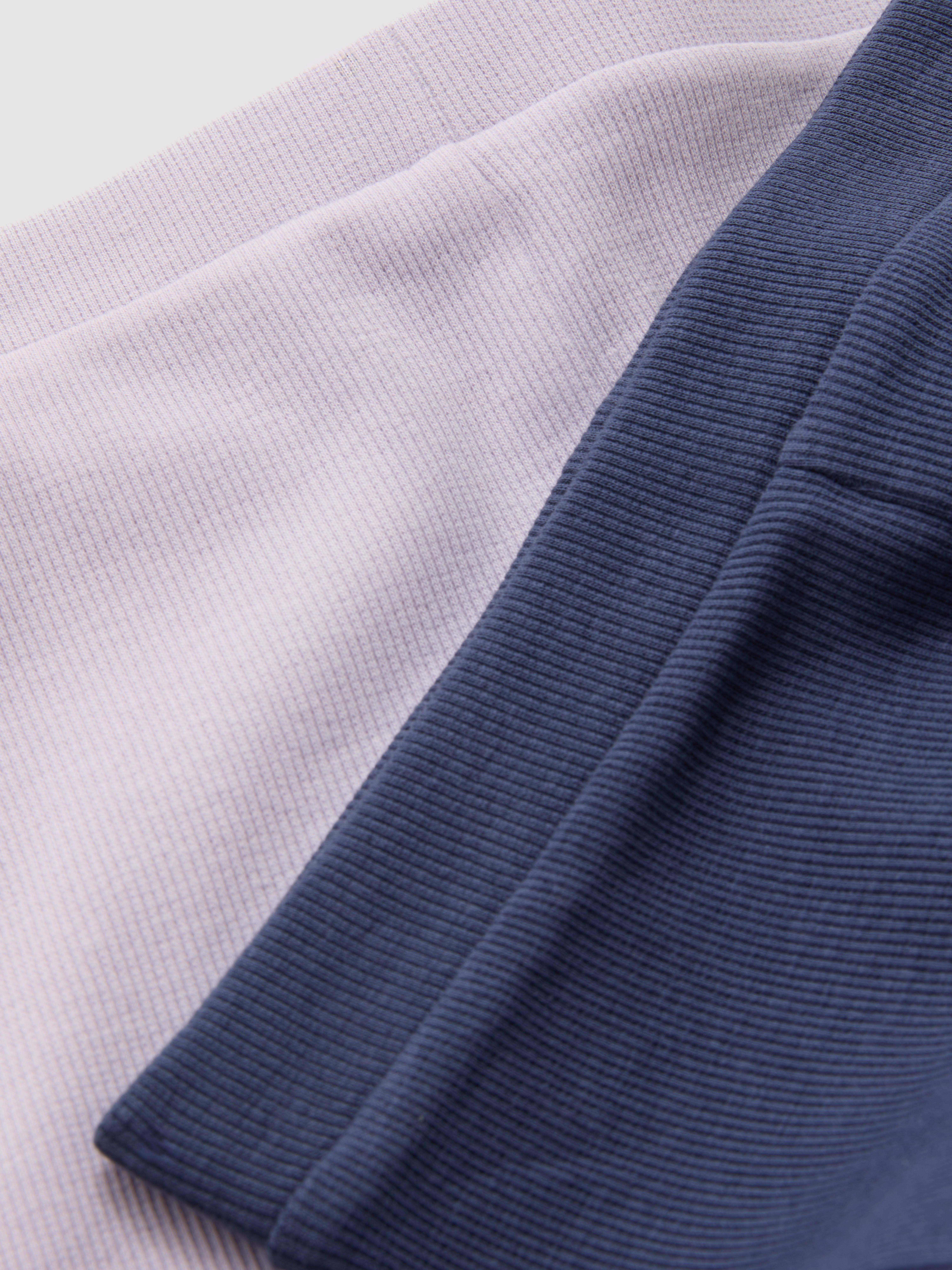 Girls Navy 1.5-8yrs | 2pk Ribbed Cycling Shorts