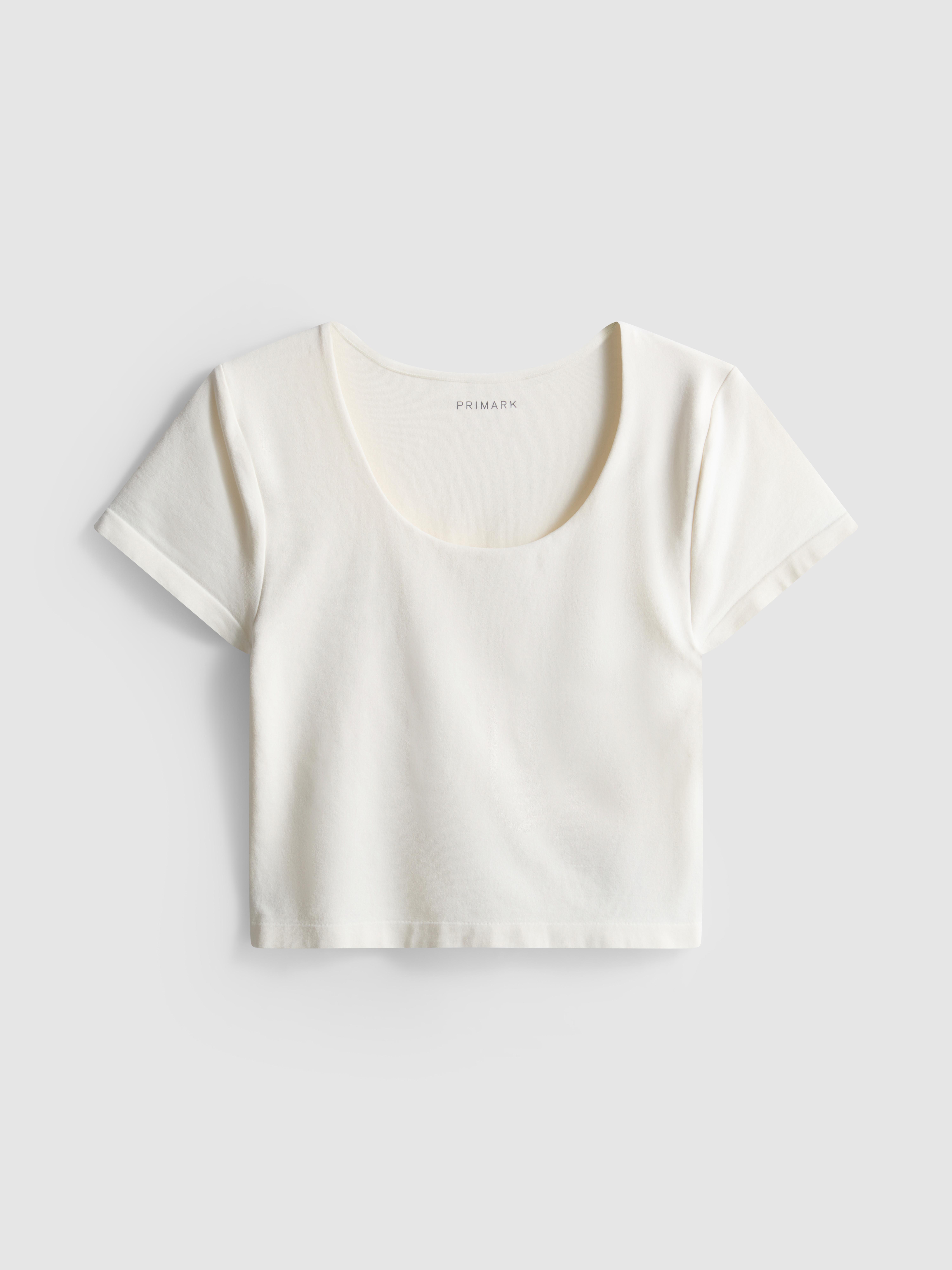 Super Soft Scoopneck Crop Top