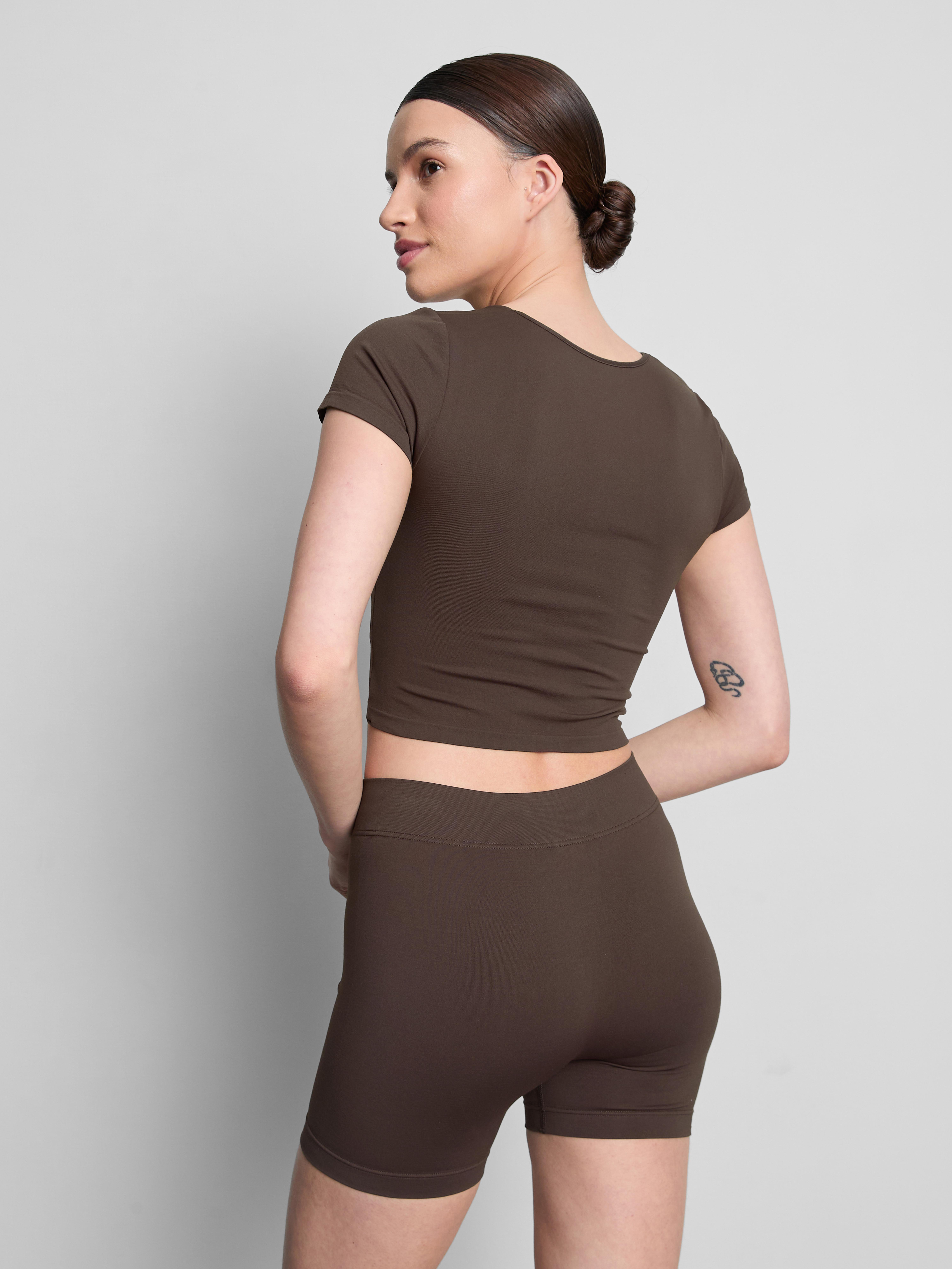 Super Soft Scoop Neck Crop Top