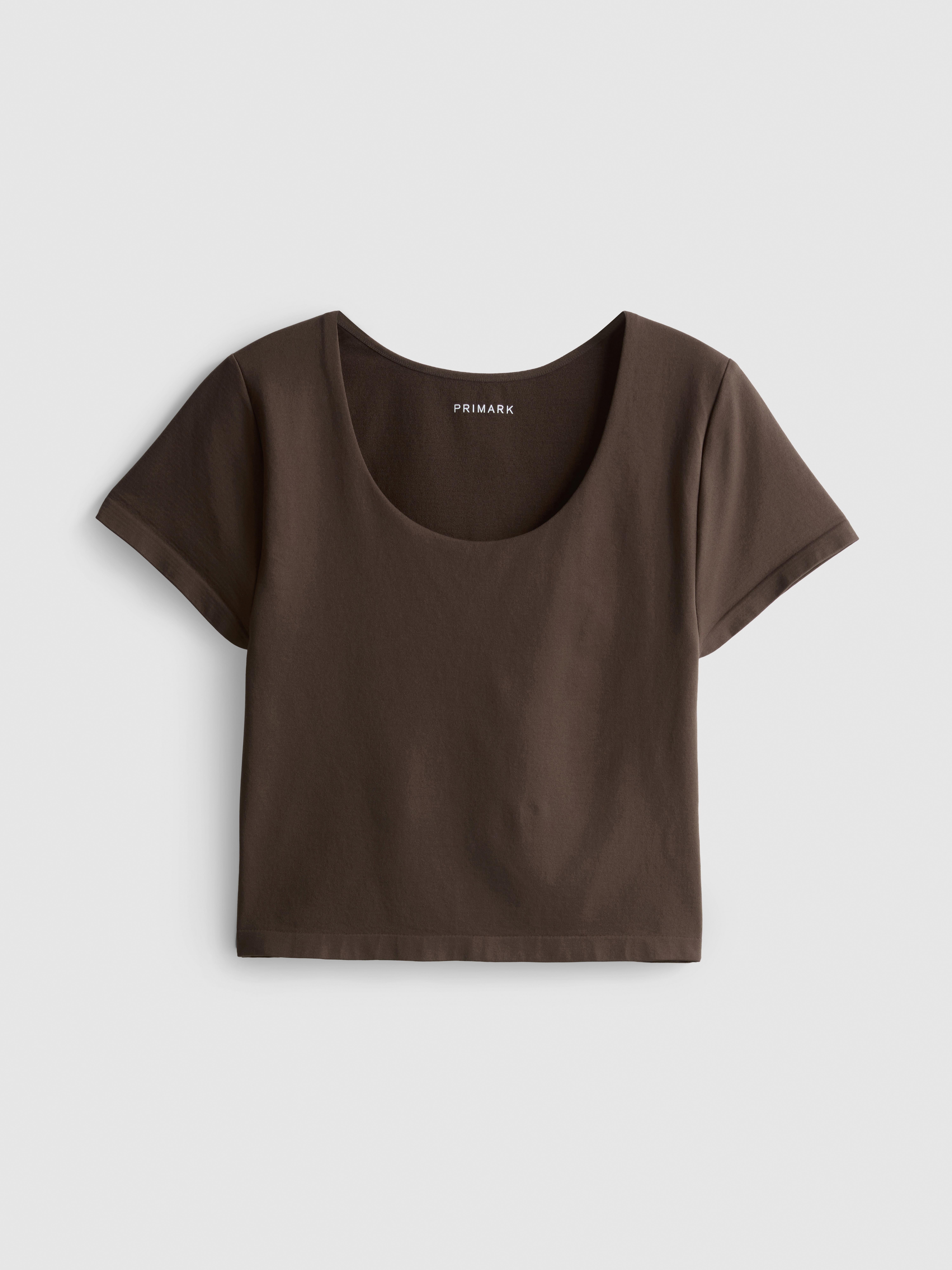 Super Soft Scoop Neck Crop Top