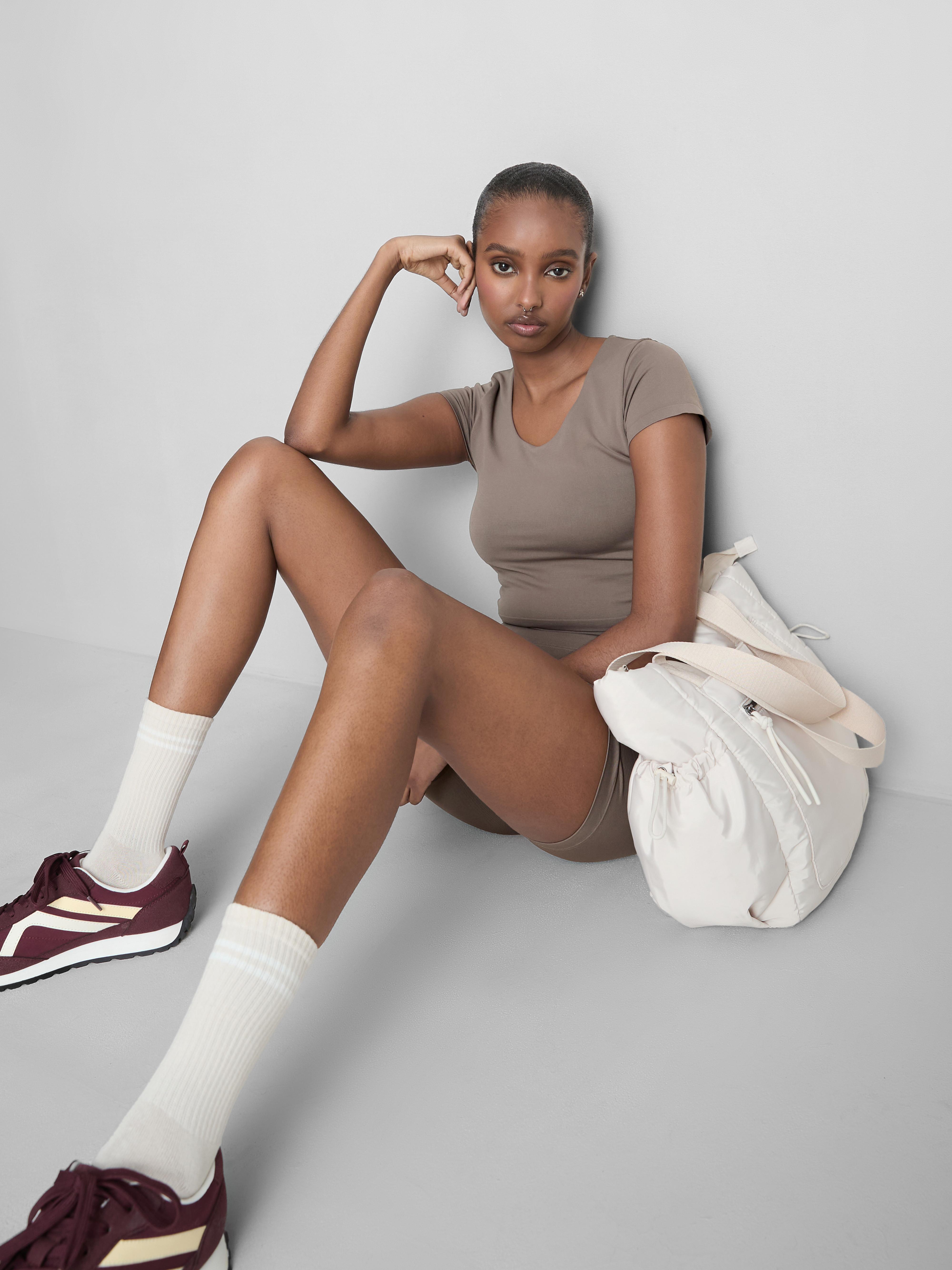 Super Soft Scoopneck Crop Top