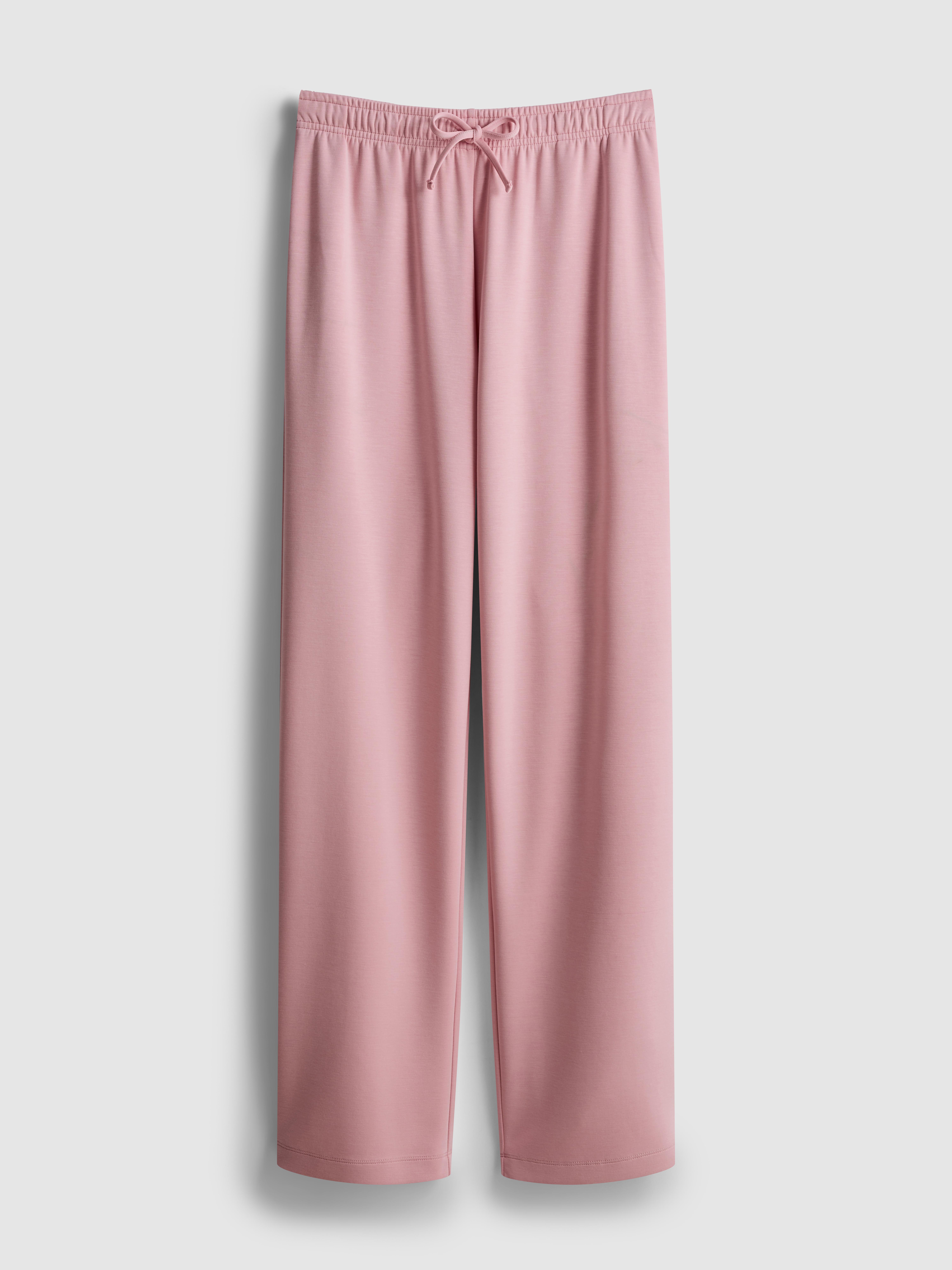 Wide Leg Drawstring Trousers