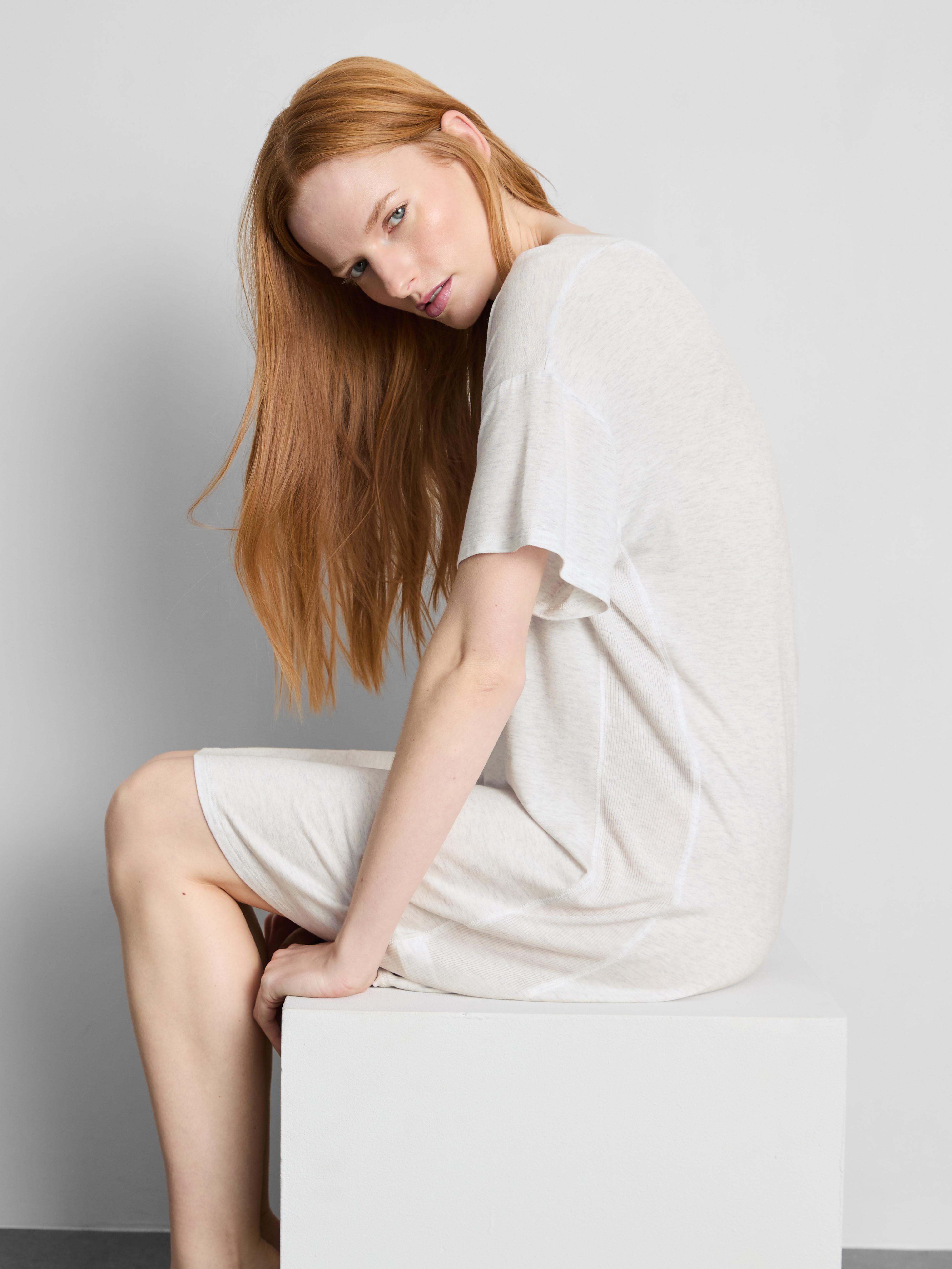 Maglietta da notte oversize in modal