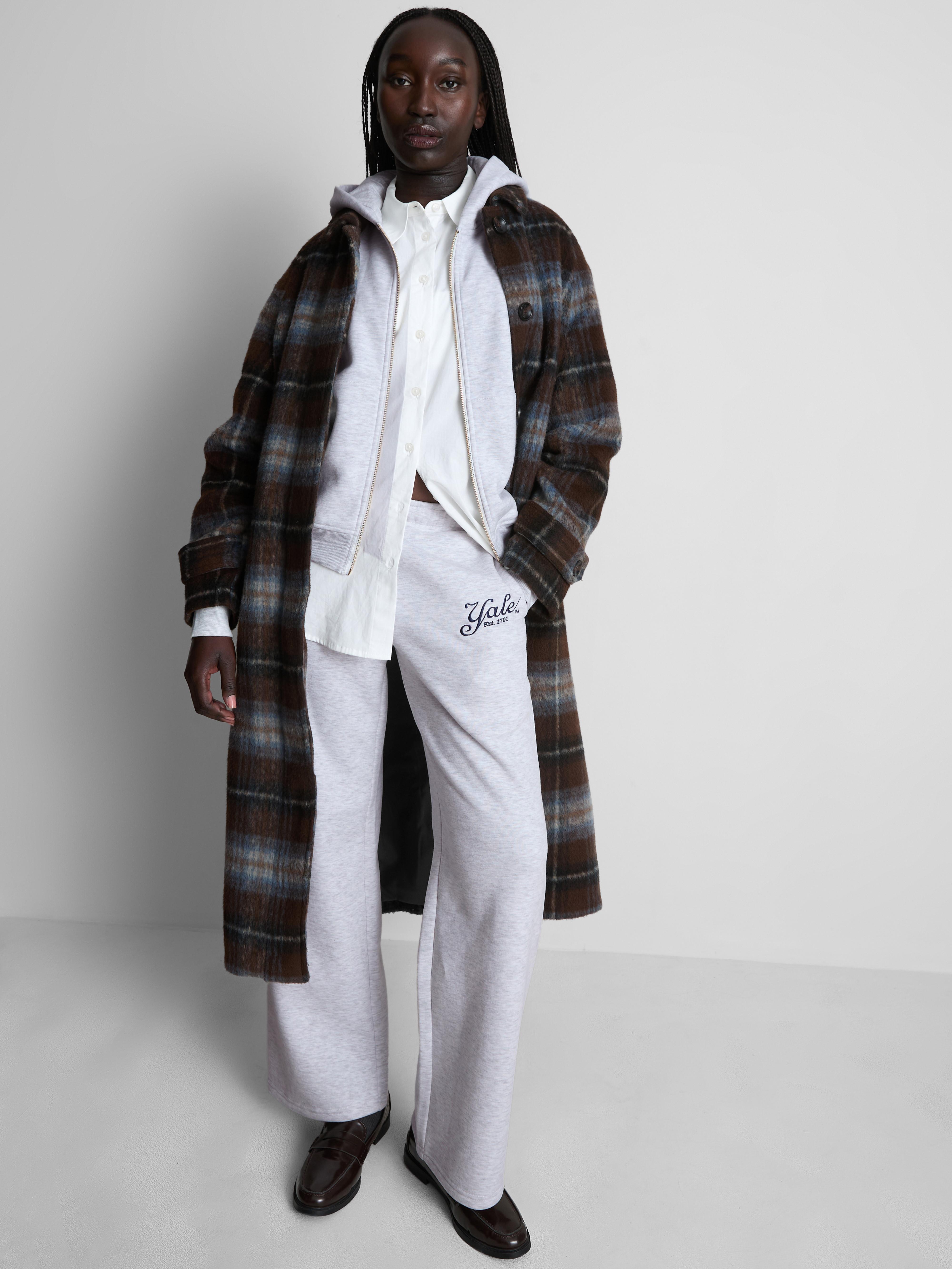 Yale Cotton Blend Zip Through Hoodie