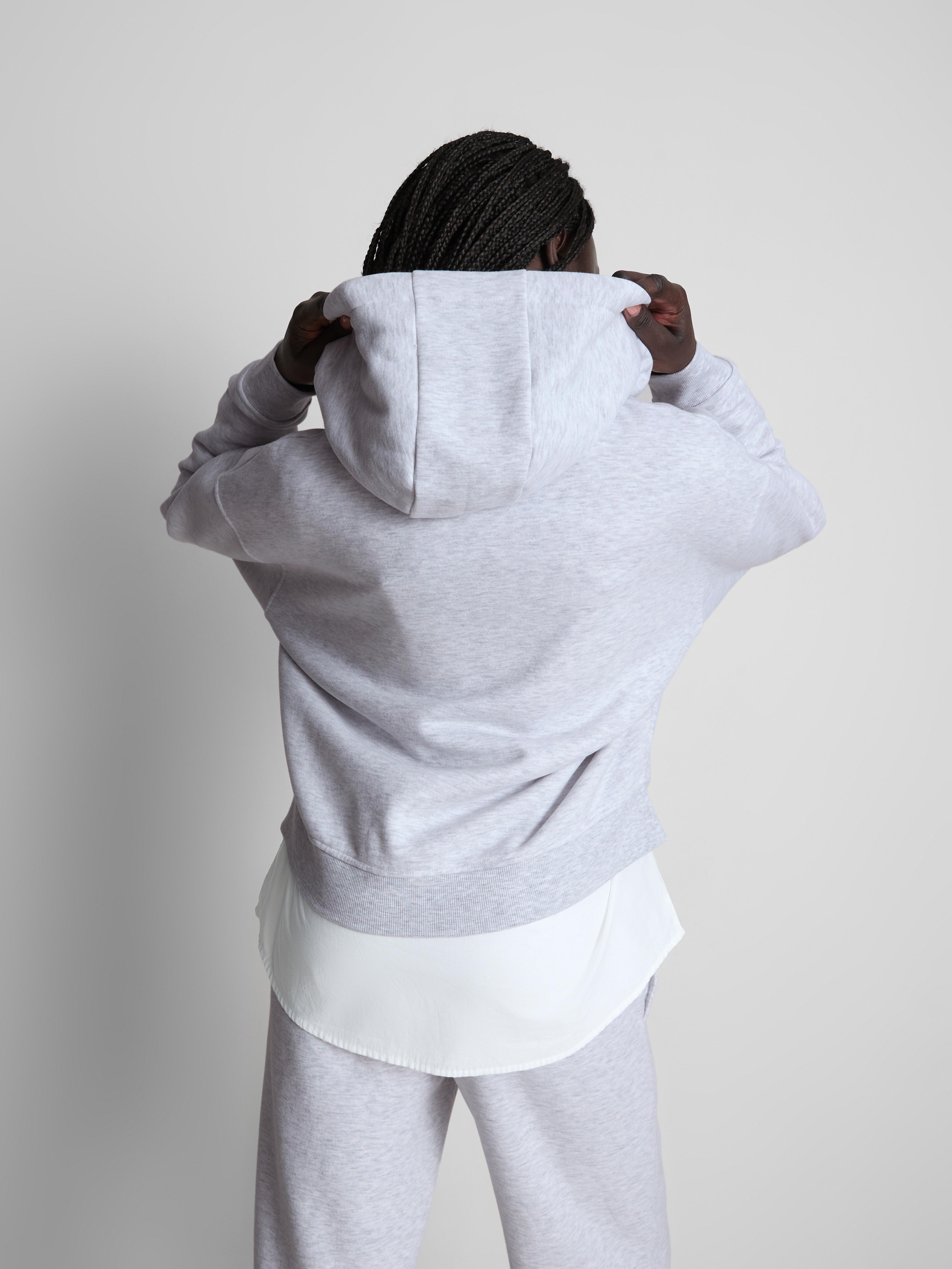 Yale Cotton Blend Zip Through Hoodie
