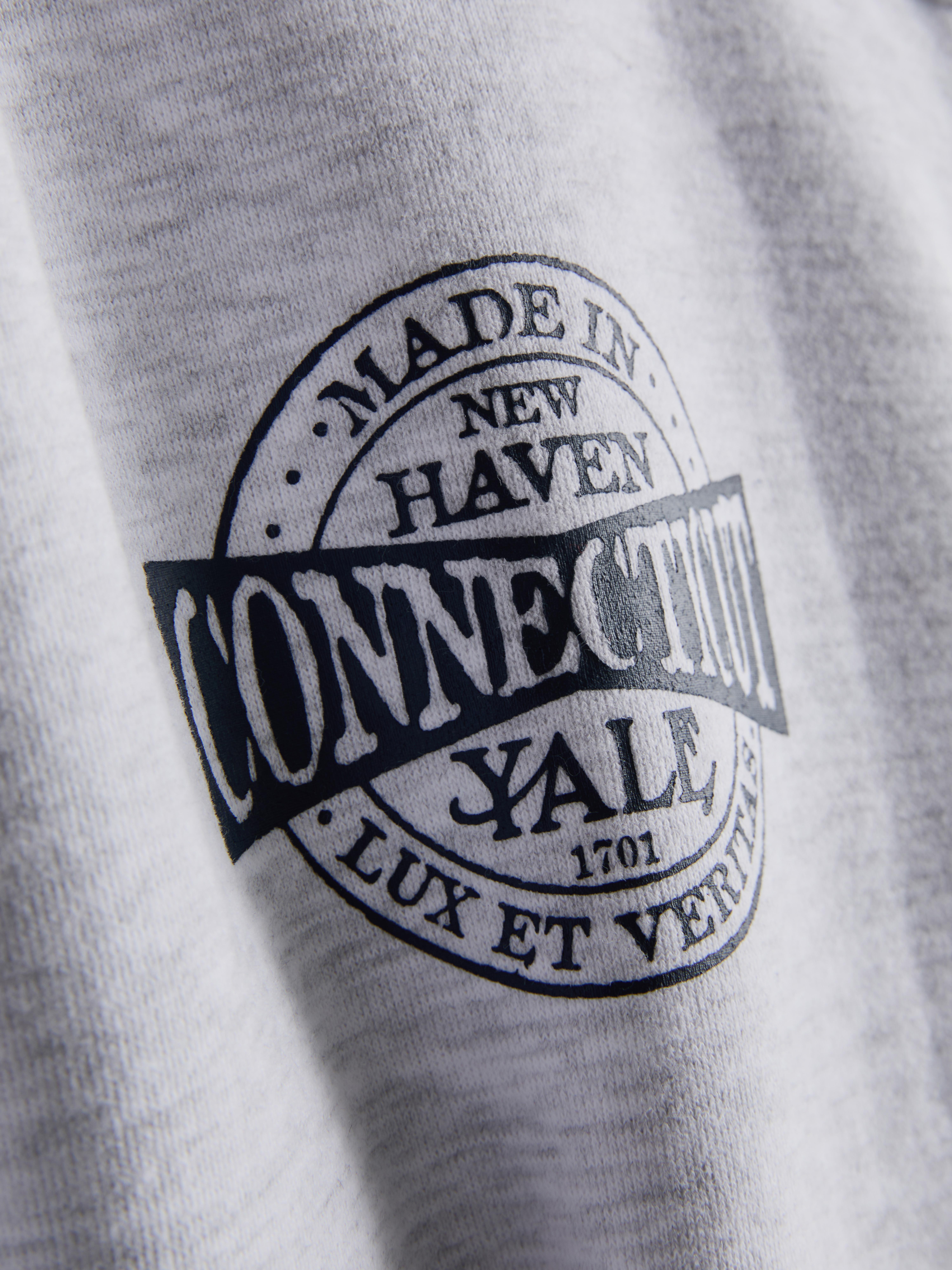 Yale Cotton Blend Zip Through Hoodie