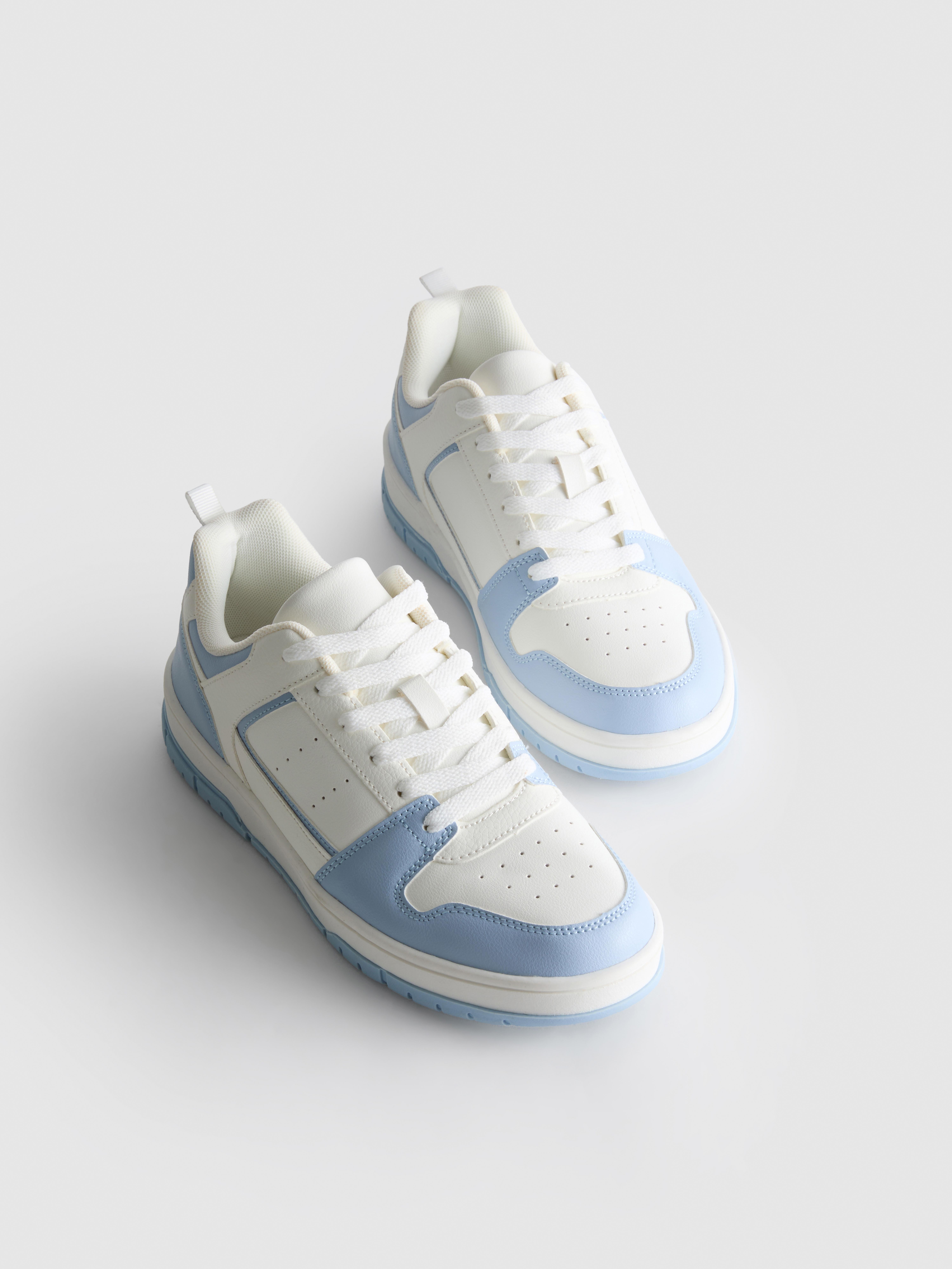 Women's Light Blue Sporty Low Tops